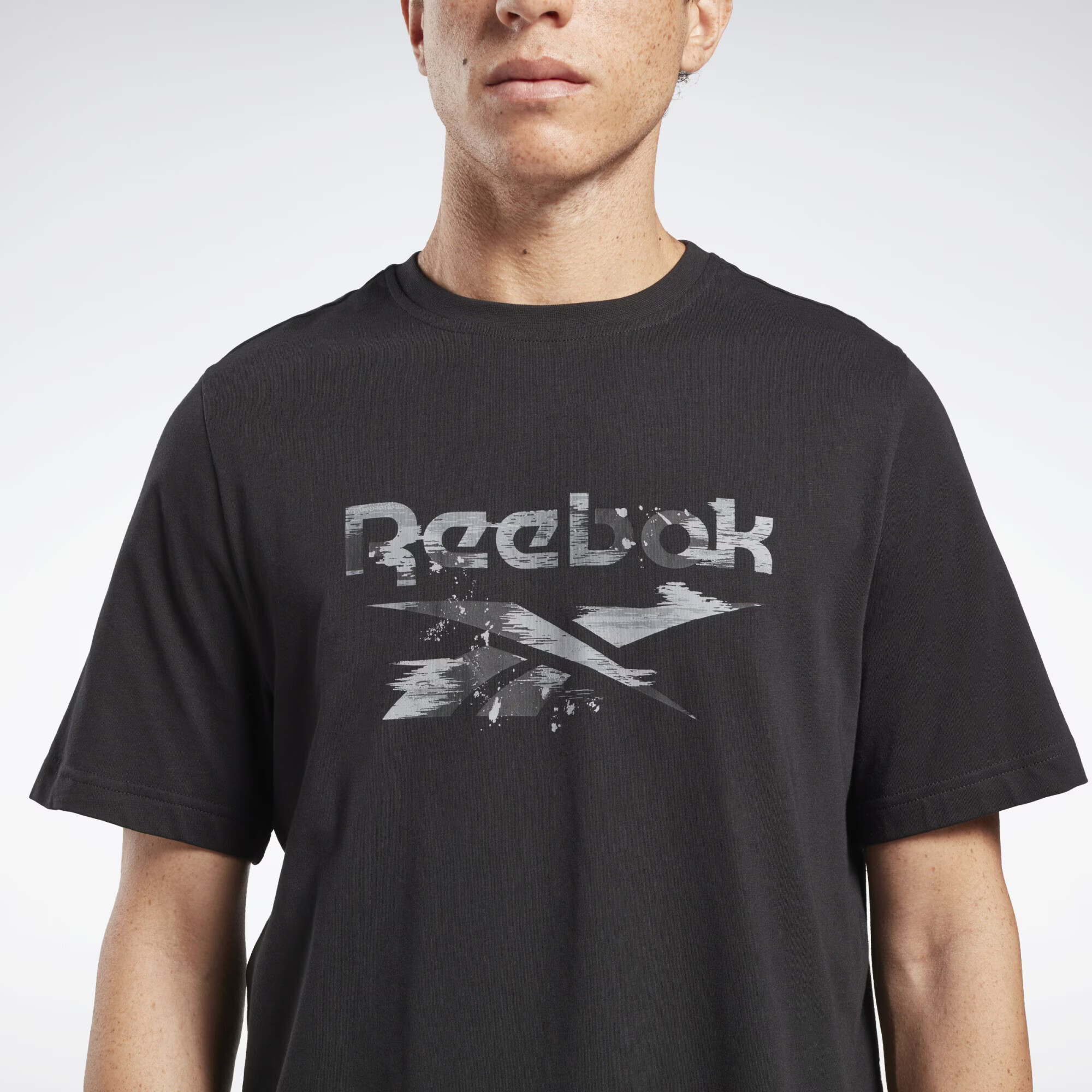 Reebok Sport Tricou funcțional ' Identity Modern Camo ' gri / gri deschis / negru - Pled.ro