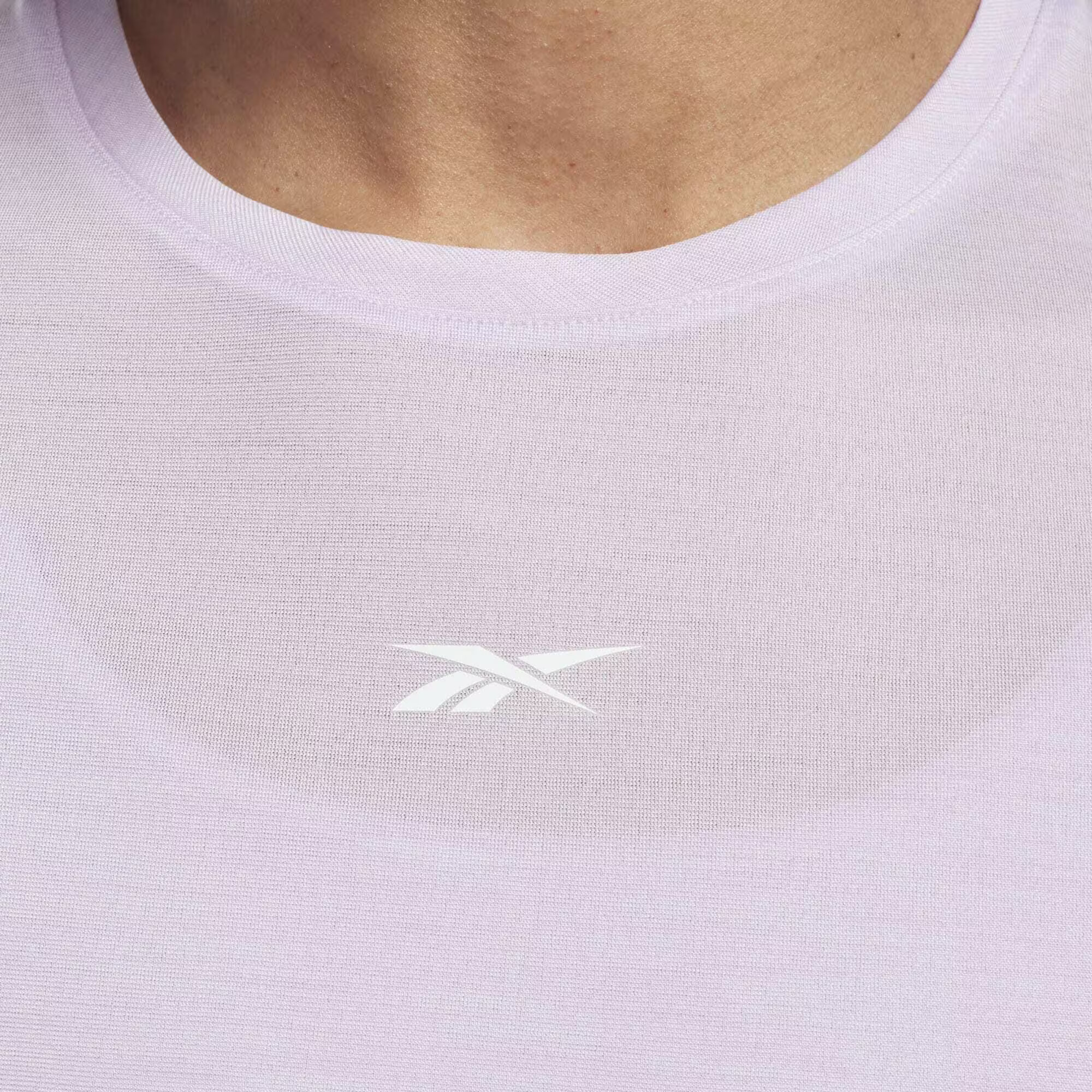 Reebok Sport Tricou funcțional mov pastel / alb - Pled.ro