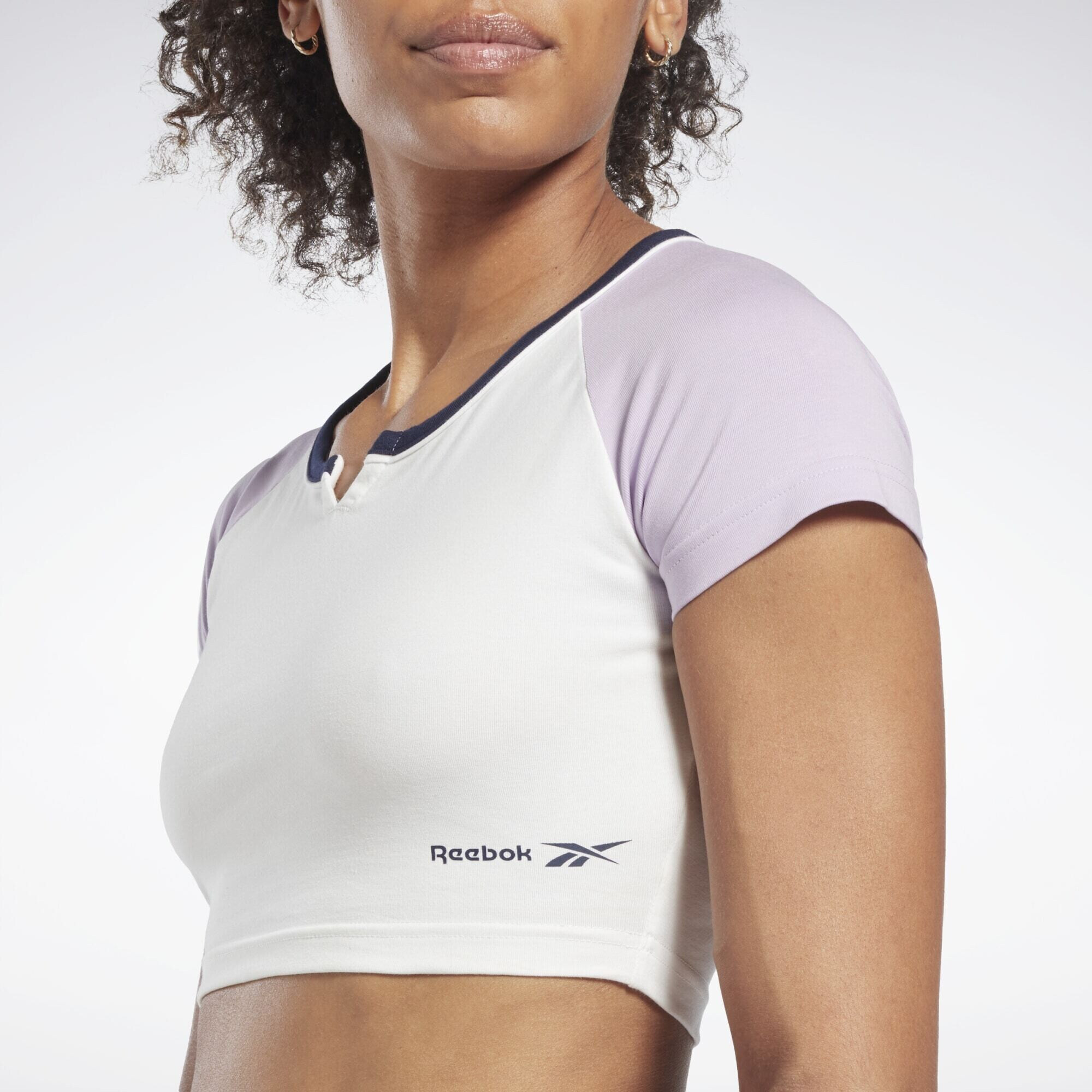 Reebok Sport Tricou funcțional mov pastel / mov închis / alb - Pled.ro