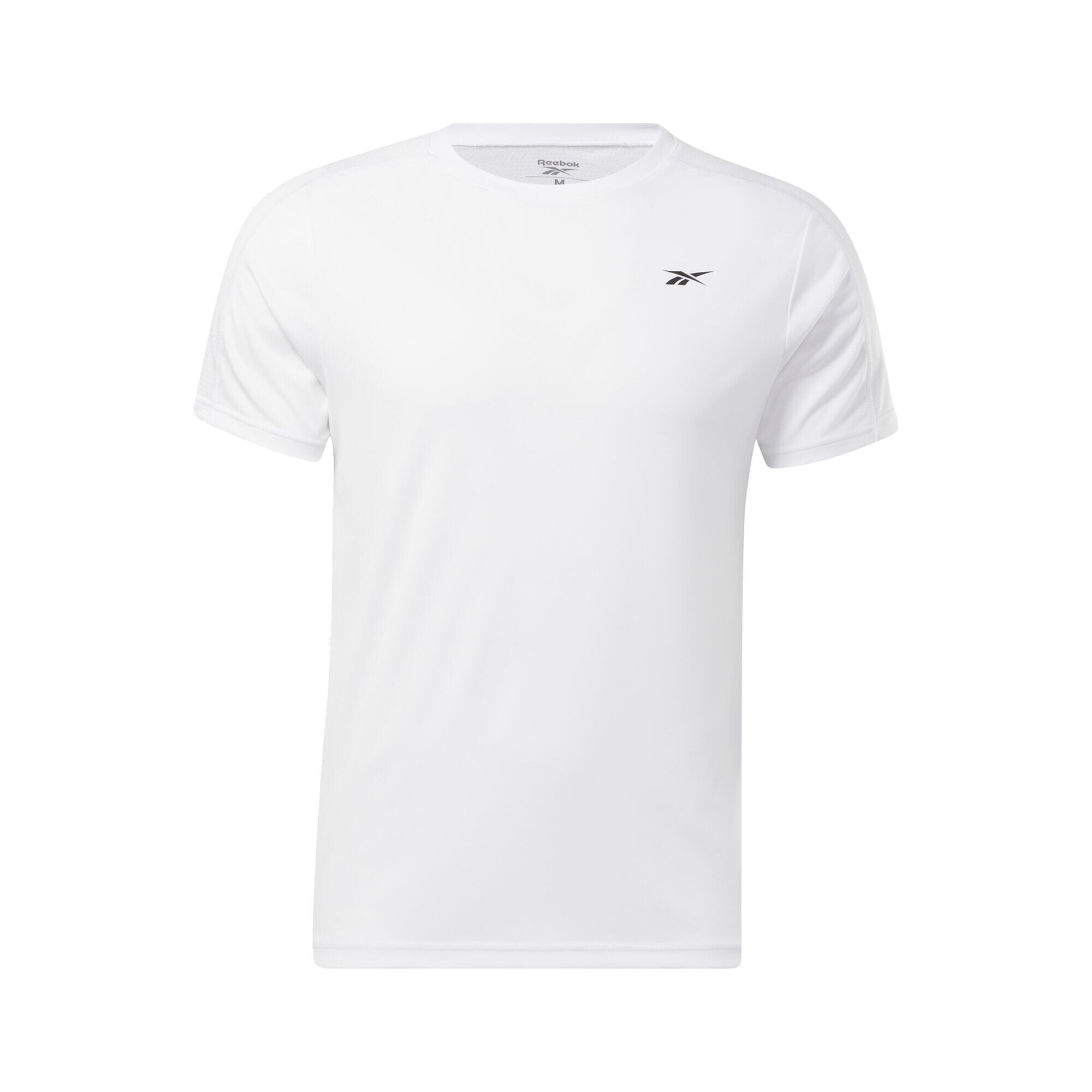 Reebok Sport Tricou funcțional negru / alb - Pled.ro