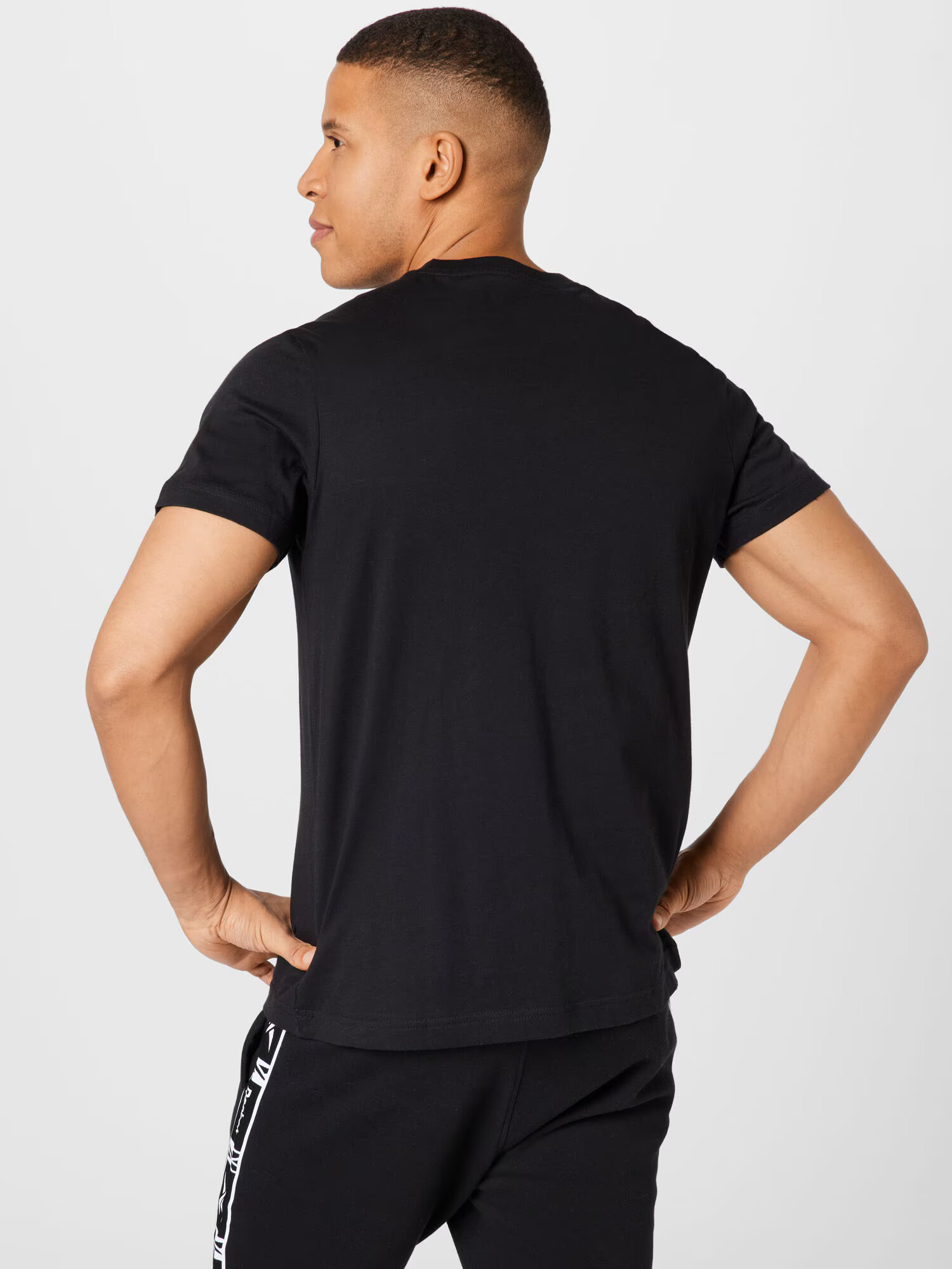 Reebok Sport Tricou funcțional negru / alb - Pled.ro