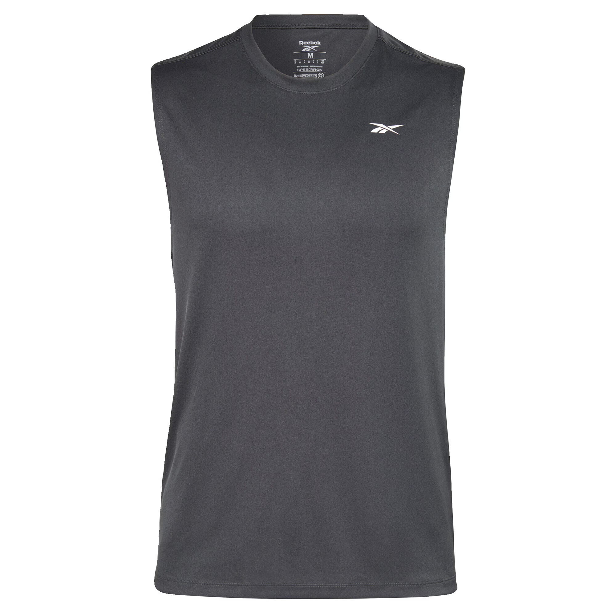 Reebok Sport Tricou funcțional negru / alb - Pled.ro