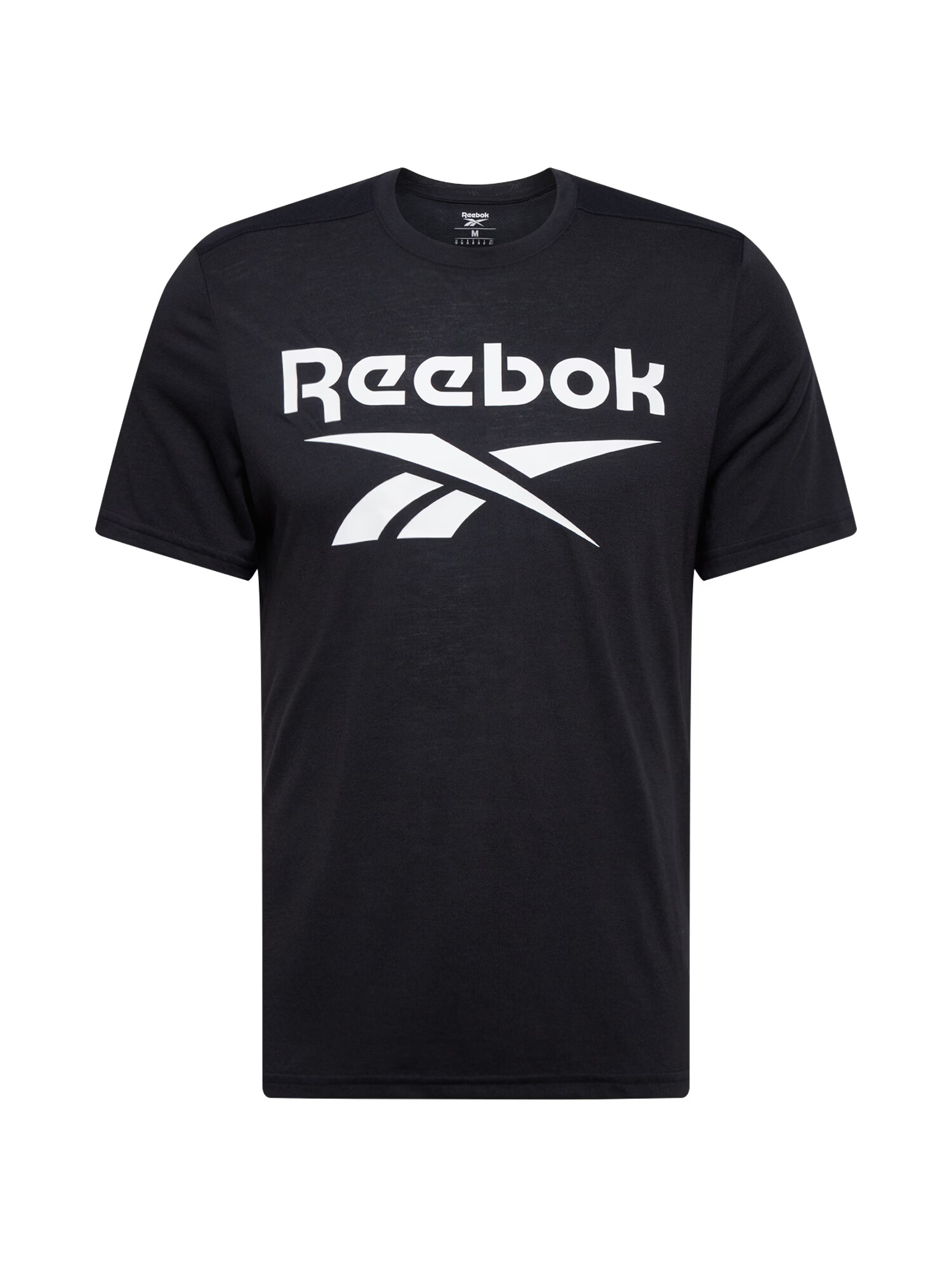 Reebok Sport Tricou funcțional negru / alb - Pled.ro