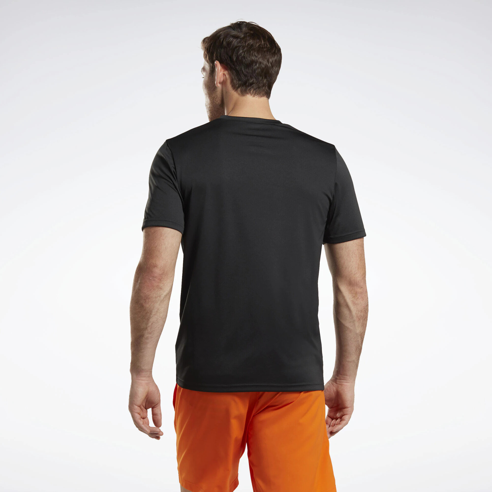 Reebok Sport Tricou funcțional negru / alb - Pled.ro