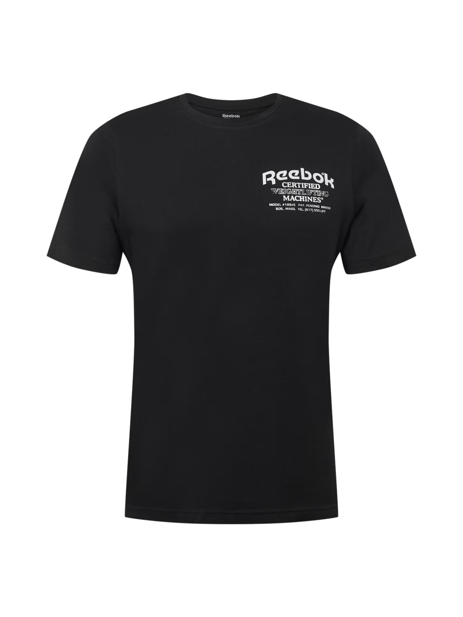 Reebok Sport Tricou funcțional negru / alb - Pled.ro