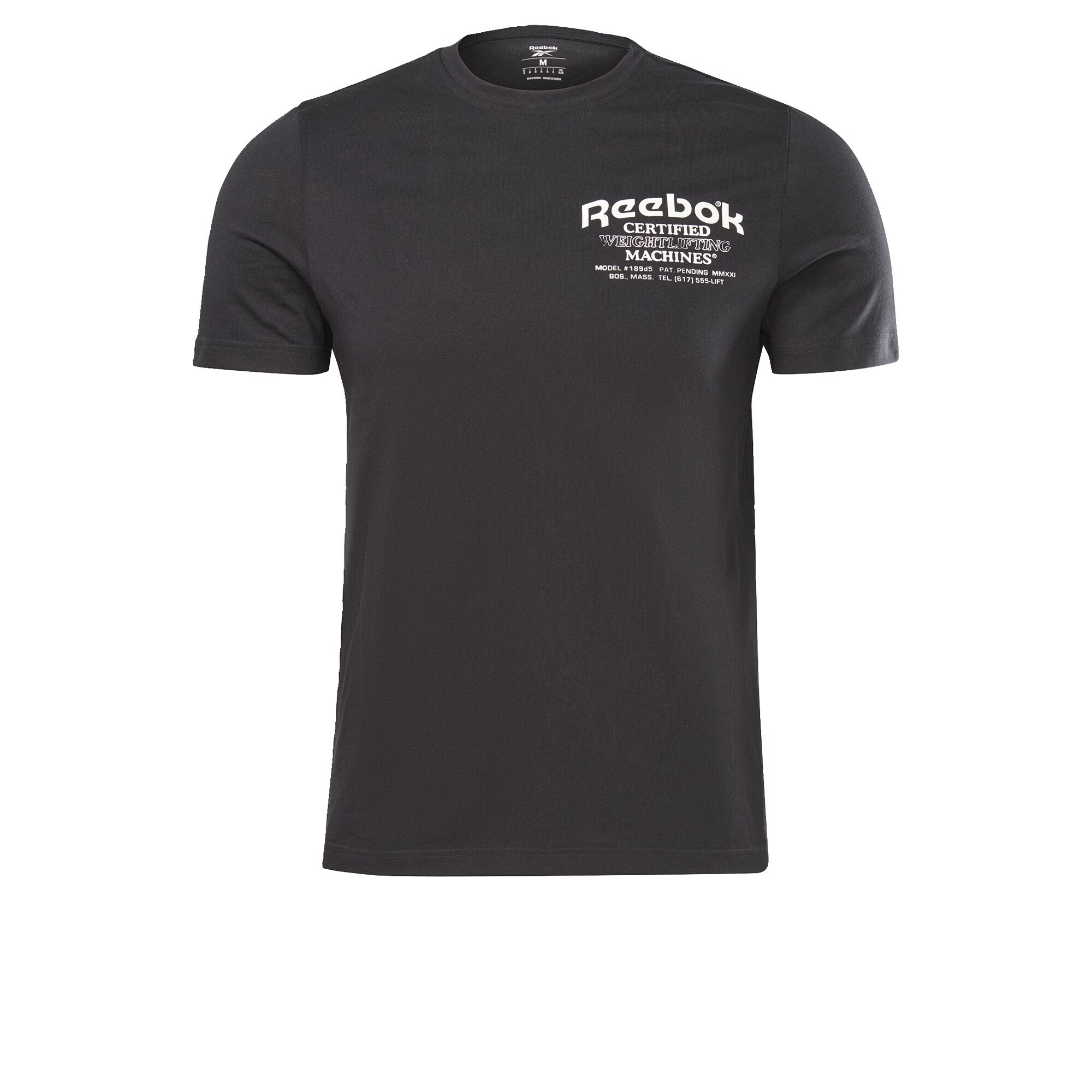 Reebok Sport Tricou funcțional negru / alb - Pled.ro