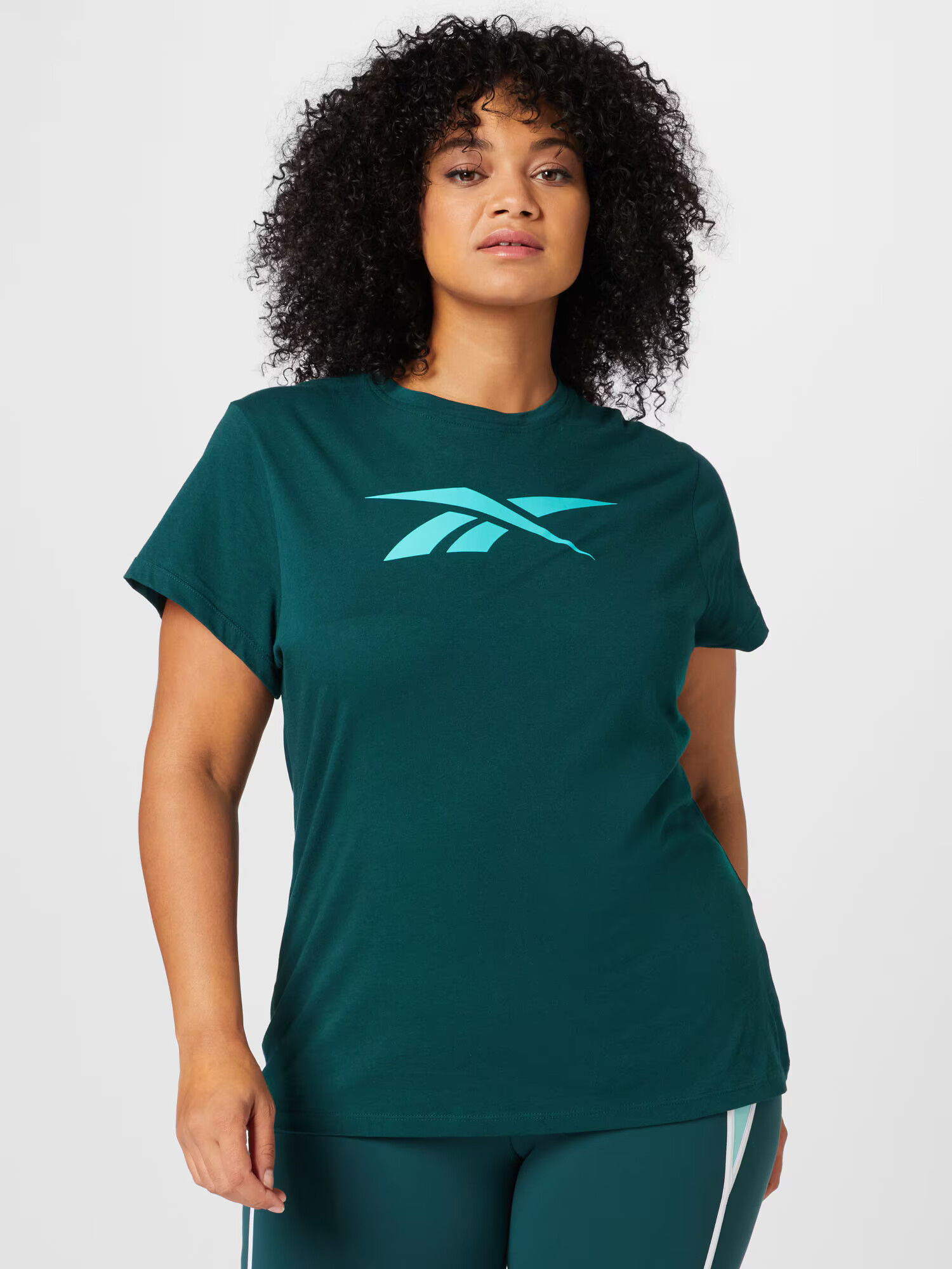 Reebok Sport Tricou funcțional turcoaz / verde închis - Pled.ro