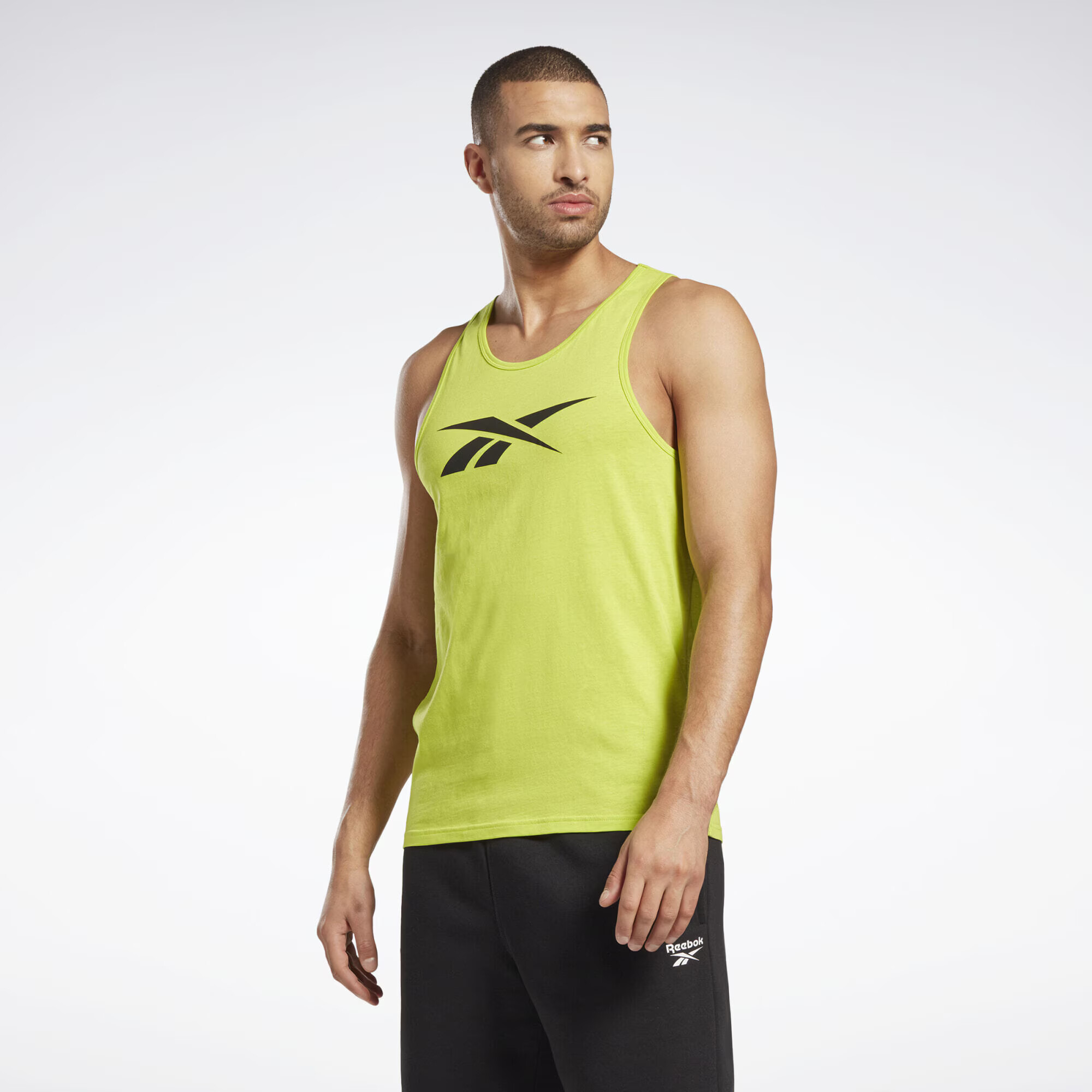 Reebok Sport Tricou funcțional 'Vector' galben citron / negru - Pled.ro