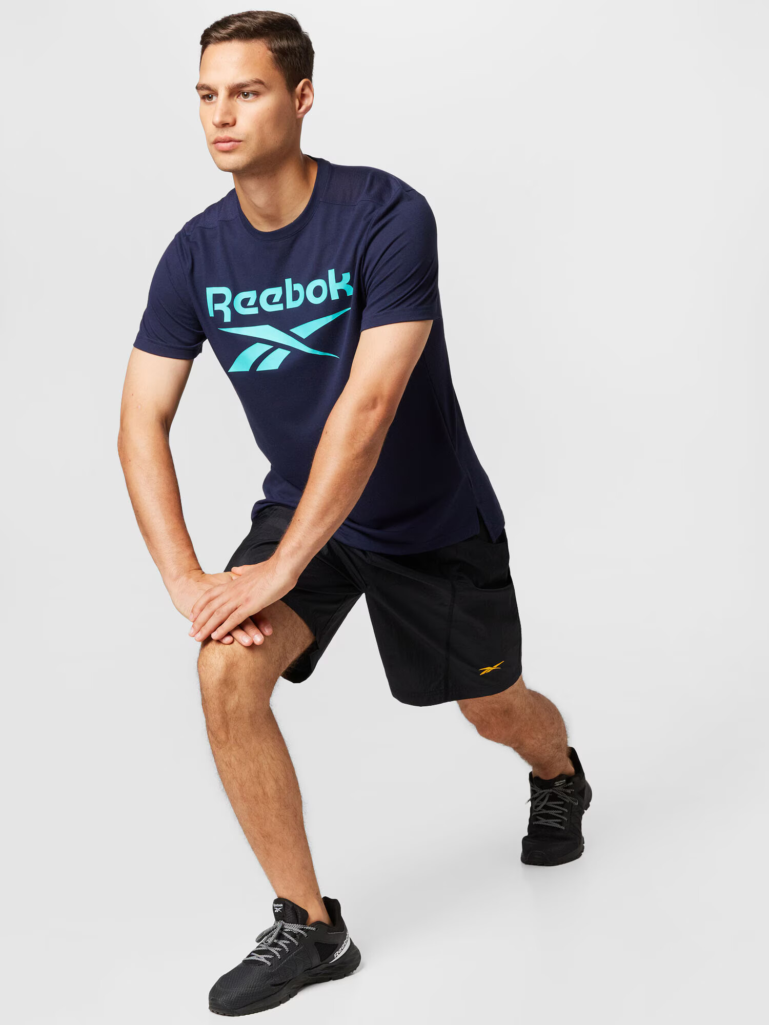 Reebok Sport Tricou funcțional 'Workout Ready' albastru marin / azur - Pled.ro