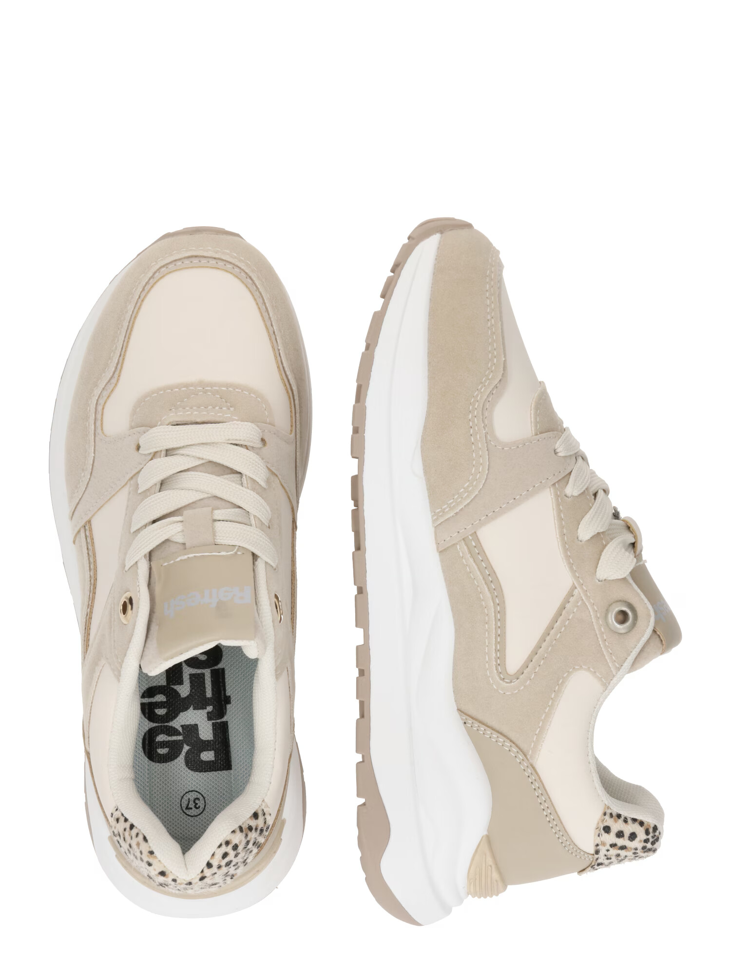 Refresh Sneaker low bej / gri / gri taupe - Pled.ro