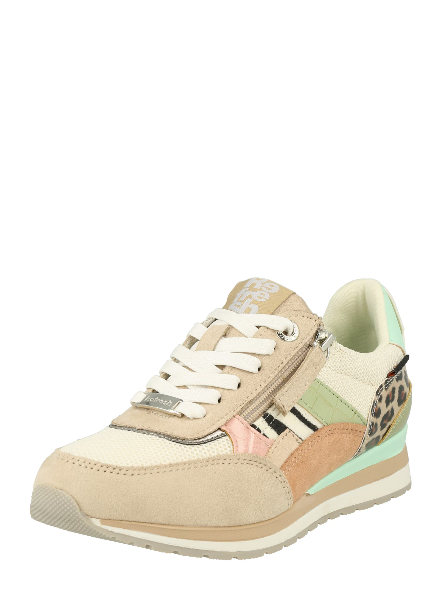 Refresh Sneaker low bej / maro / verde deschis / roz - Pled.ro