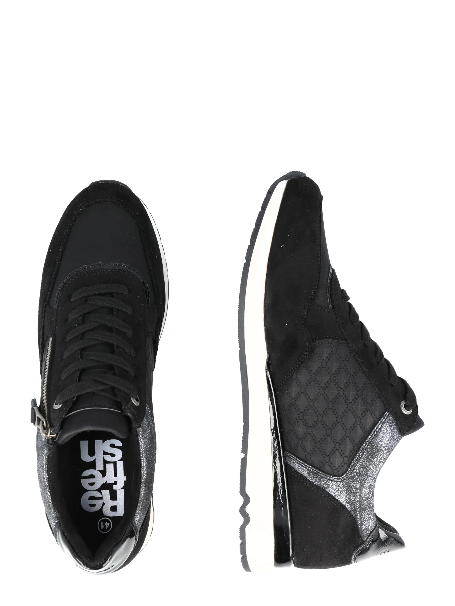 Refresh Sneaker low gri închis / negru - Pled.ro