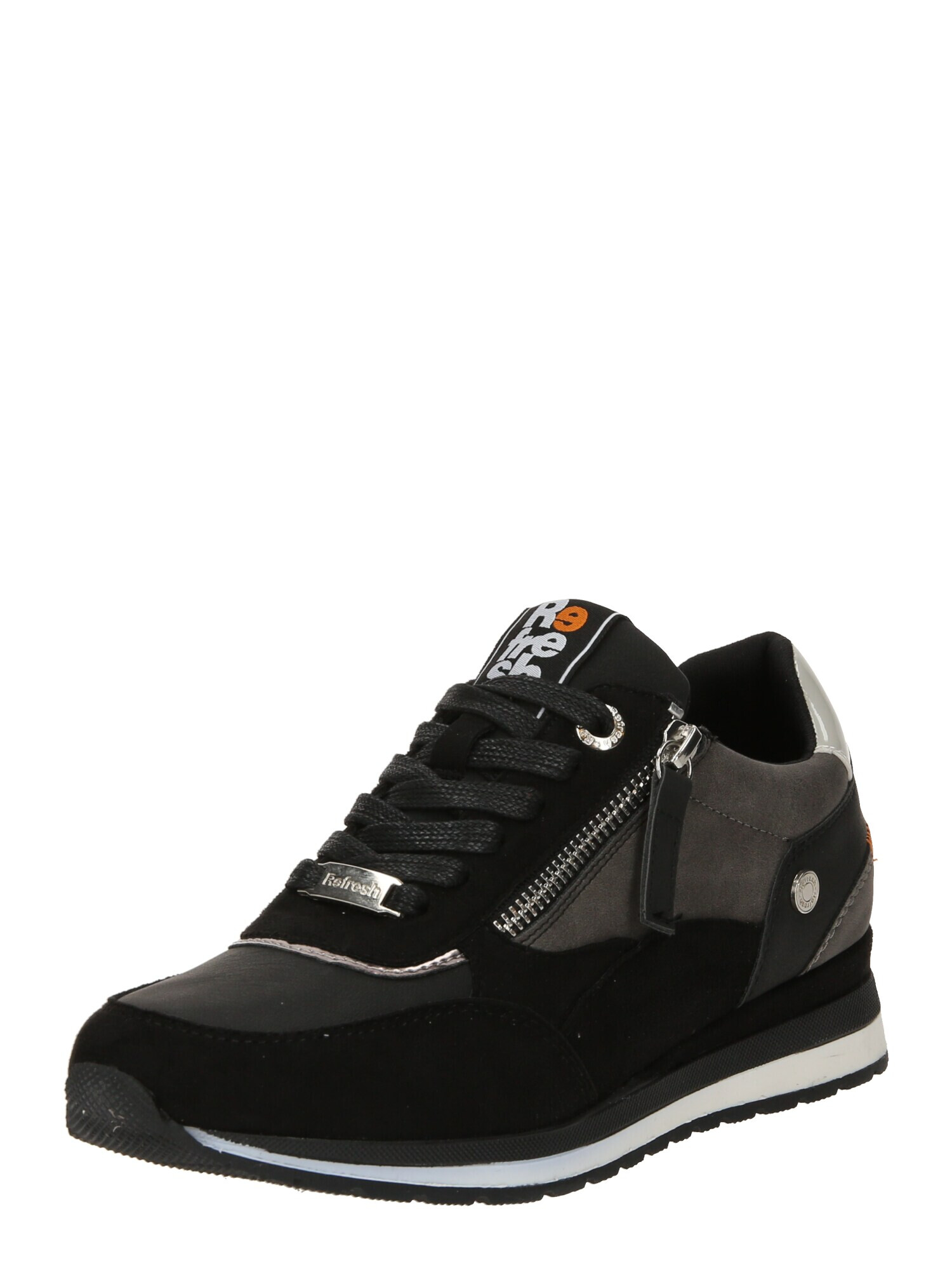 Refresh Sneaker low gri închis / portocaliu / negru - Pled.ro