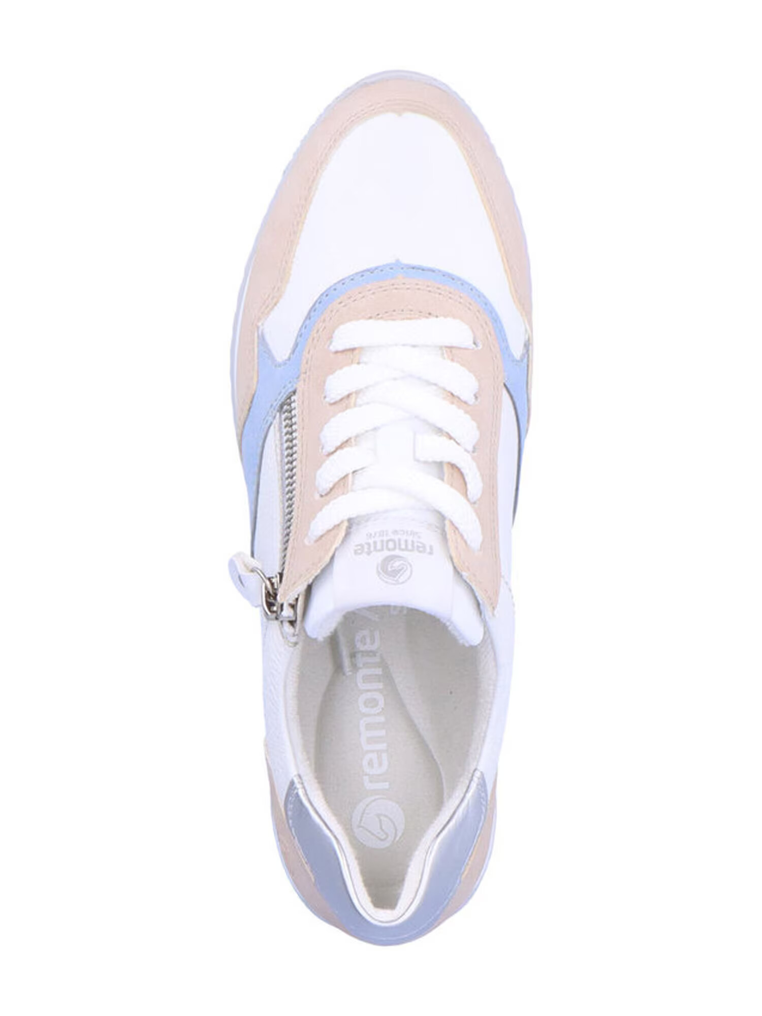 REMONTE Sneaker low albastru deschis / roz pal / argintiu / alb - Pled.ro