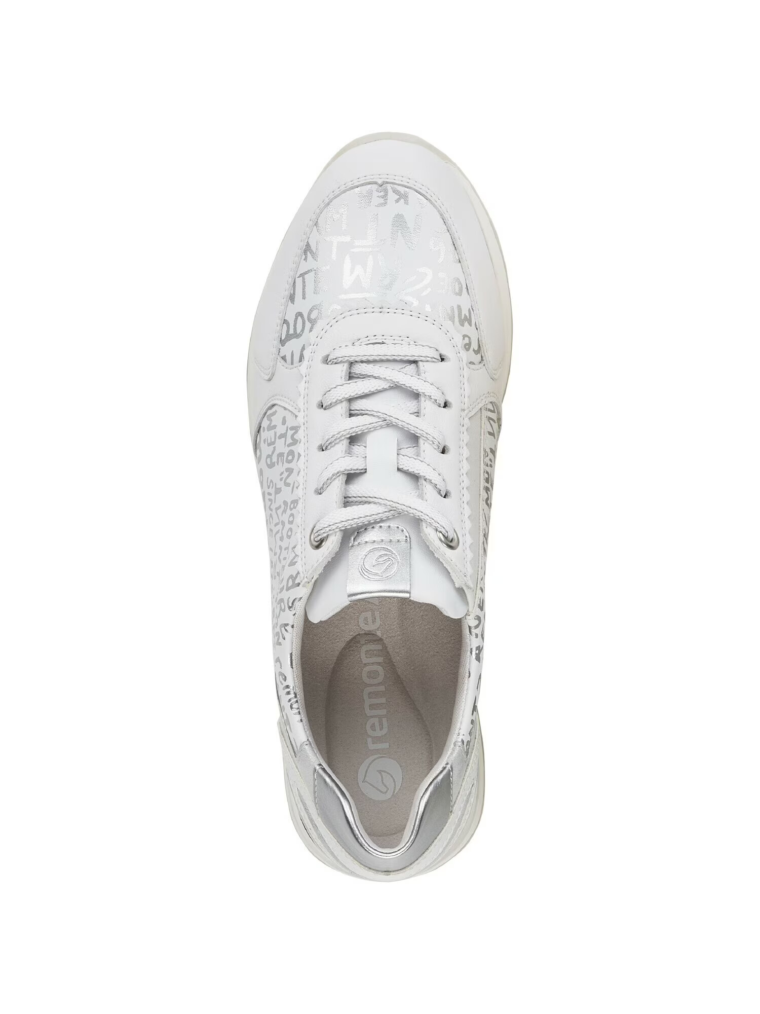 REMONTE Sneaker low argintiu / alb - Pled.ro