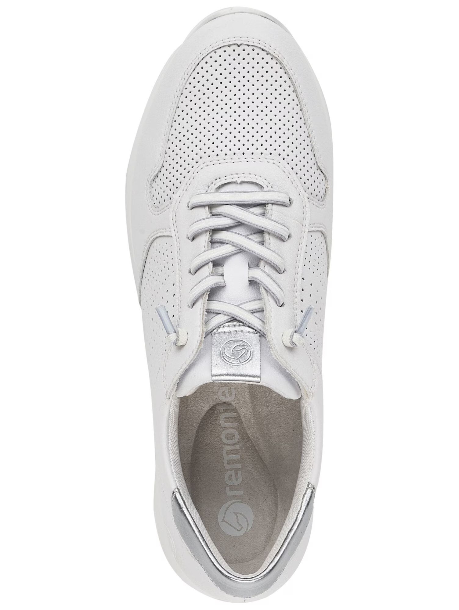 REMONTE Sneaker low argintiu / alb - Pled.ro