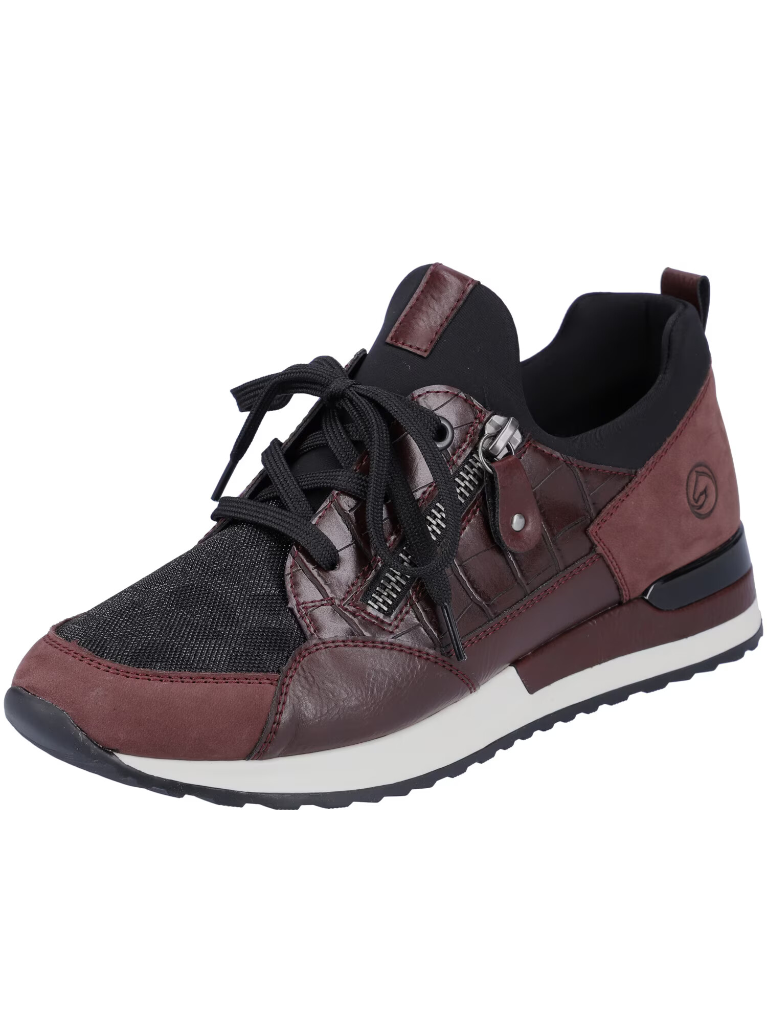 REMONTE Sneaker low roșu vin / negru - Pled.ro