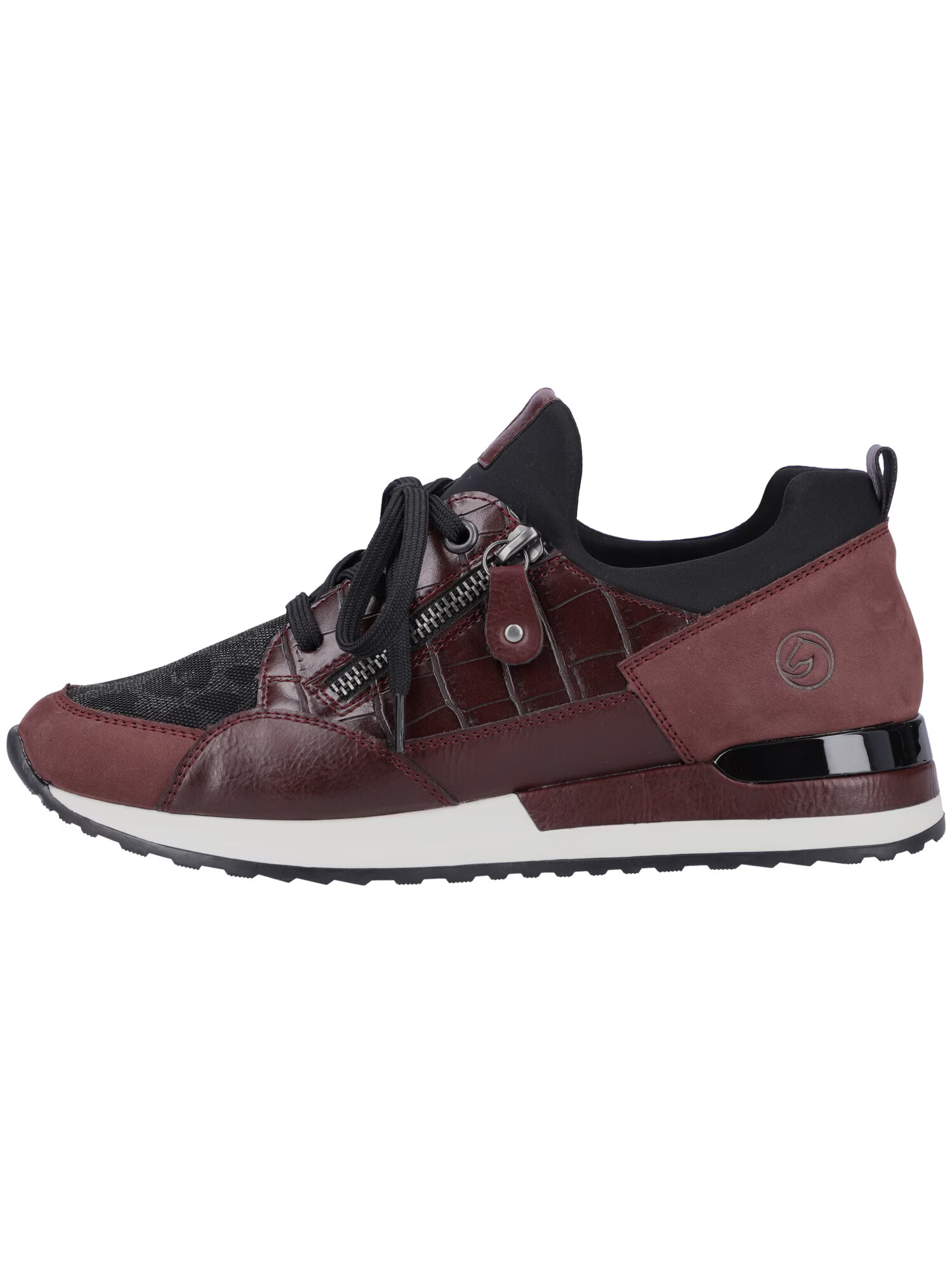 REMONTE Sneaker low roșu vin / negru - Pled.ro