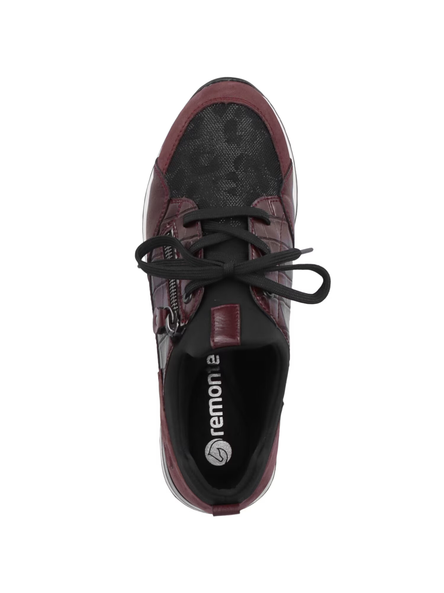 REMONTE Sneaker low roșu vin / negru - Pled.ro