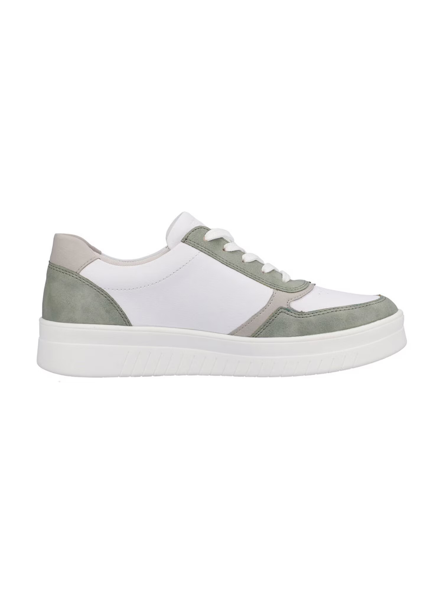 REMONTE Sneaker low grej / kaki / argintiu / alb - Pled.ro