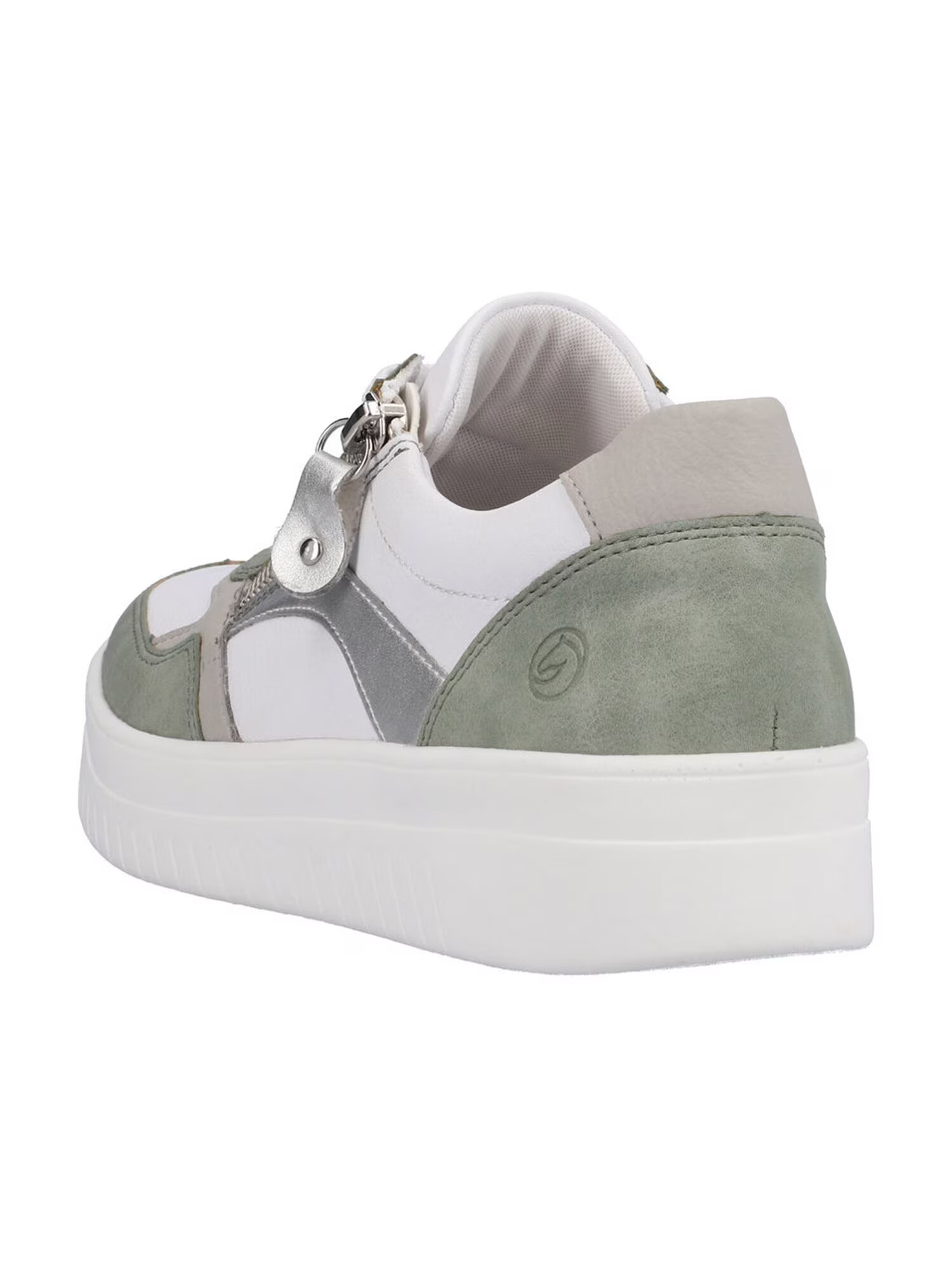 REMONTE Sneaker low grej / kaki / argintiu / alb - Pled.ro