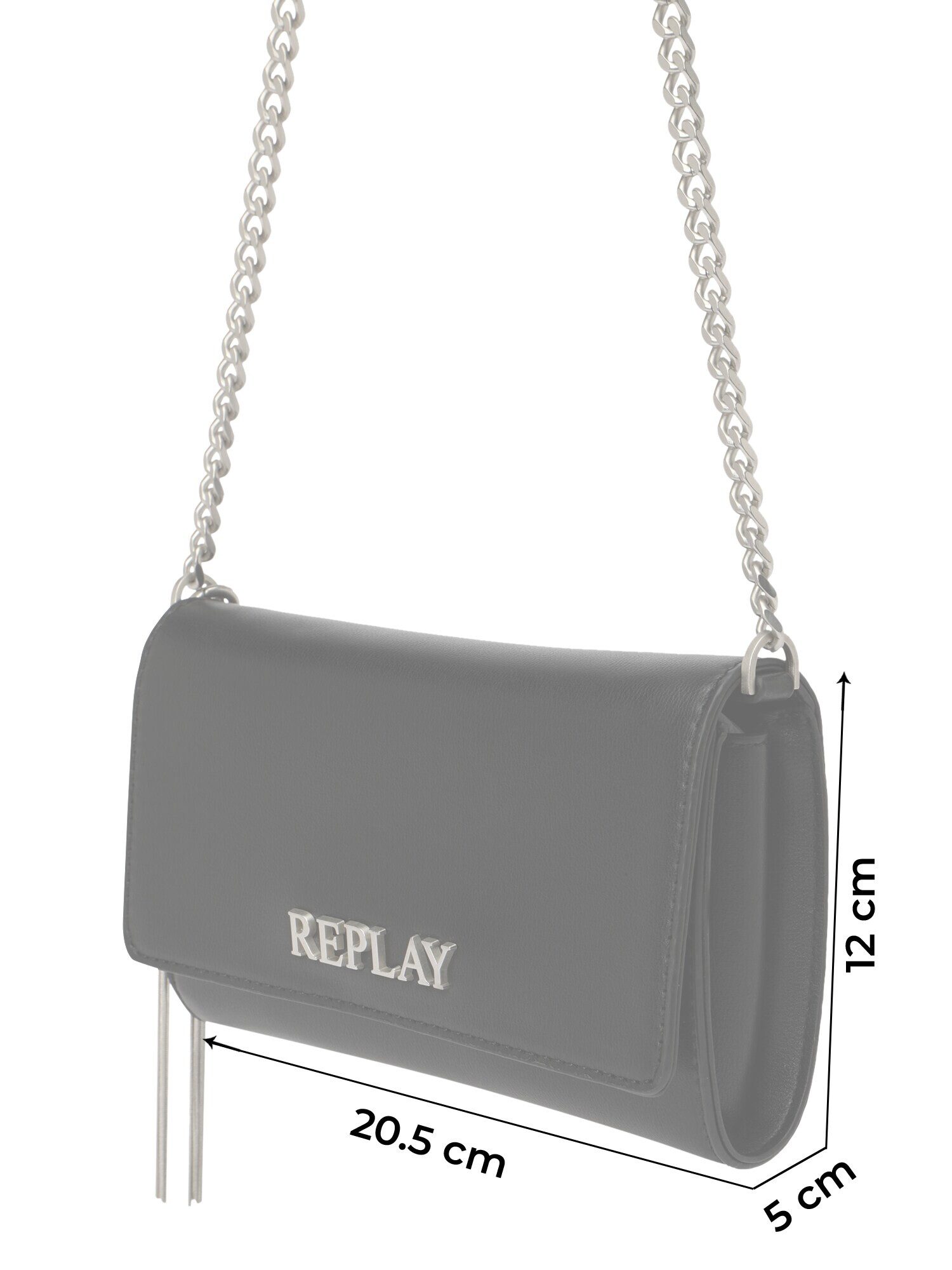 REPLAY Clutch auriu / negru - Pled.ro