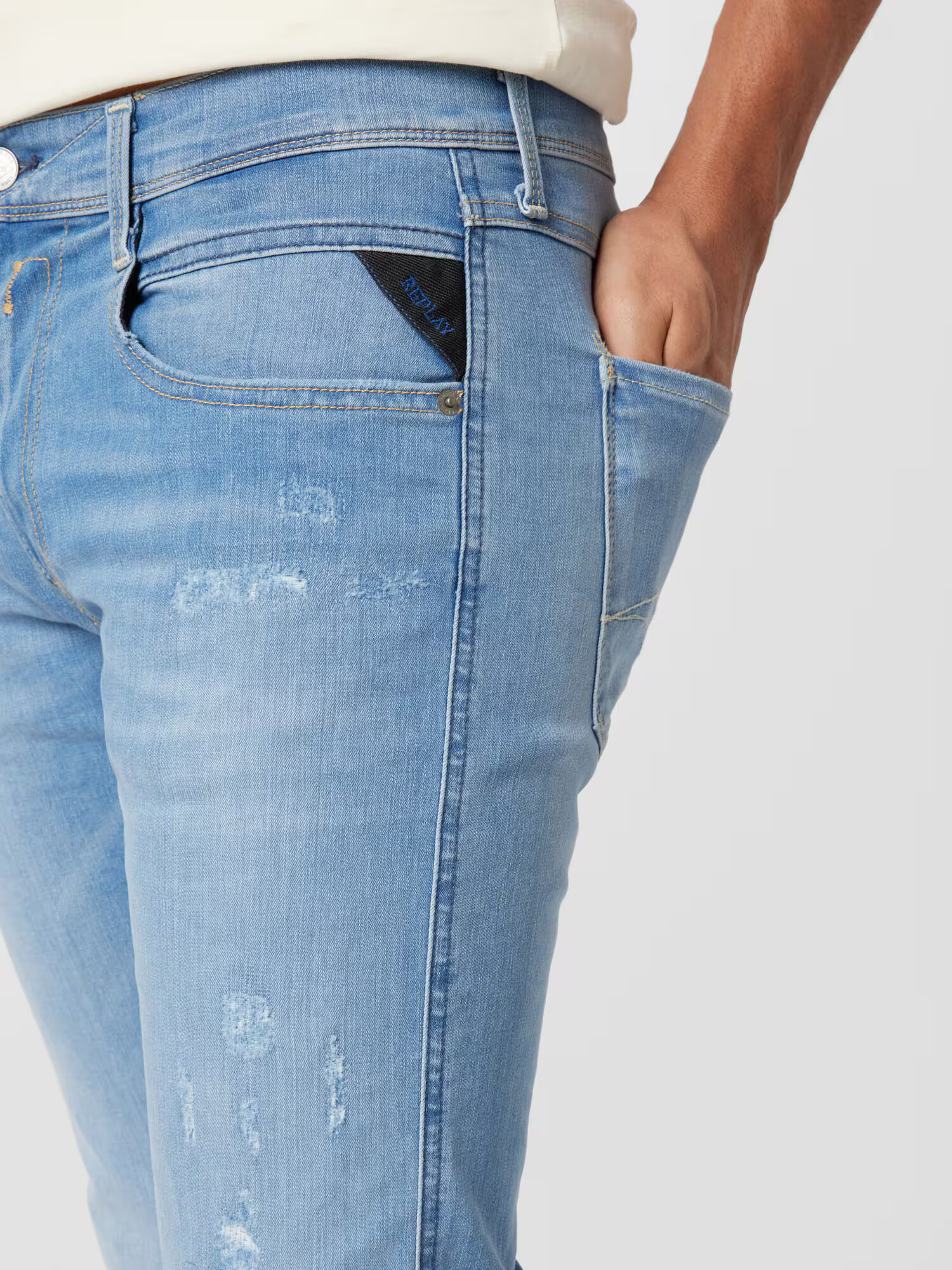 REPLAY Jeans albastru denim - Pled.ro