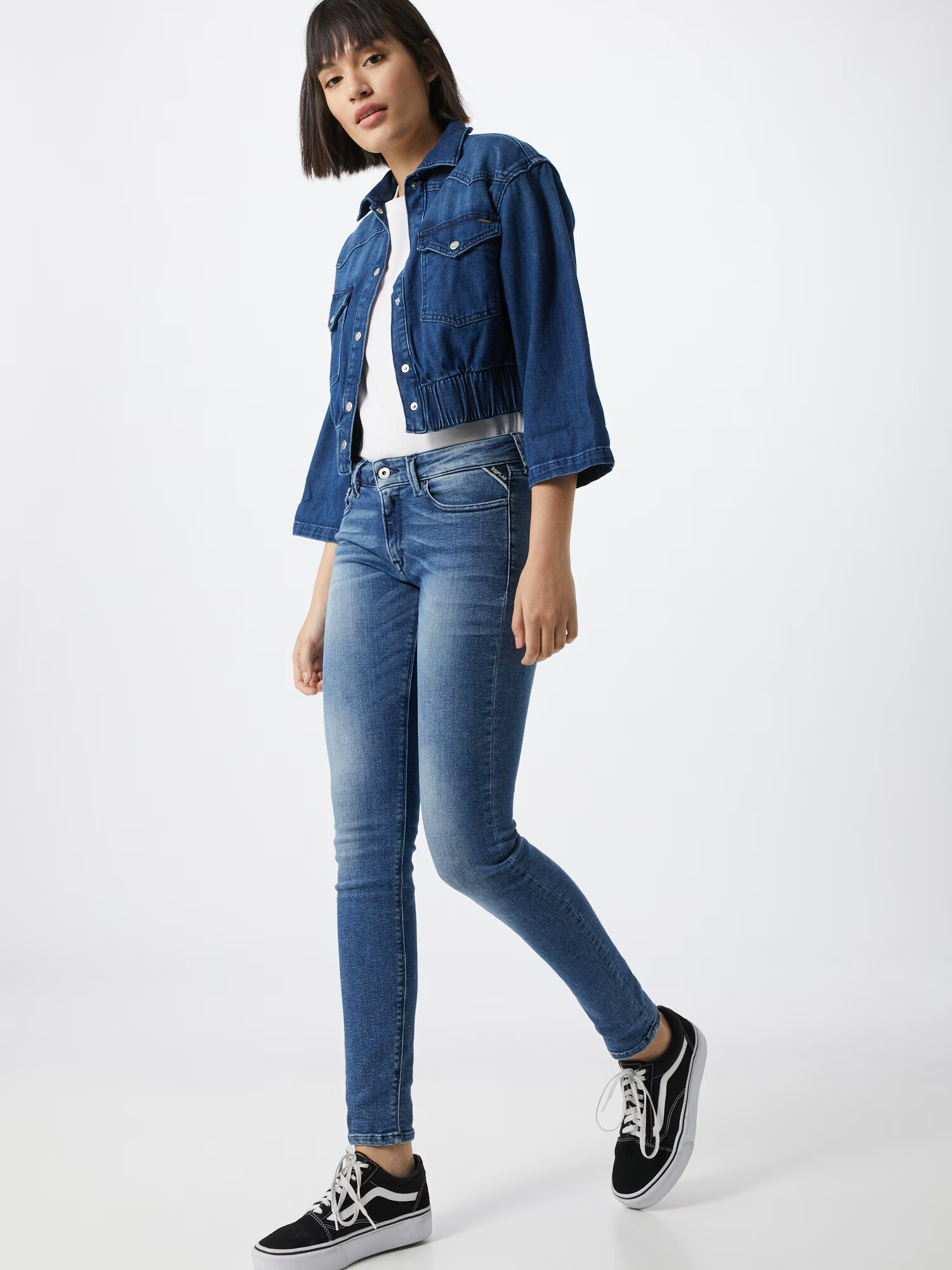 REPLAY Jeans albastru denim - Pled.ro