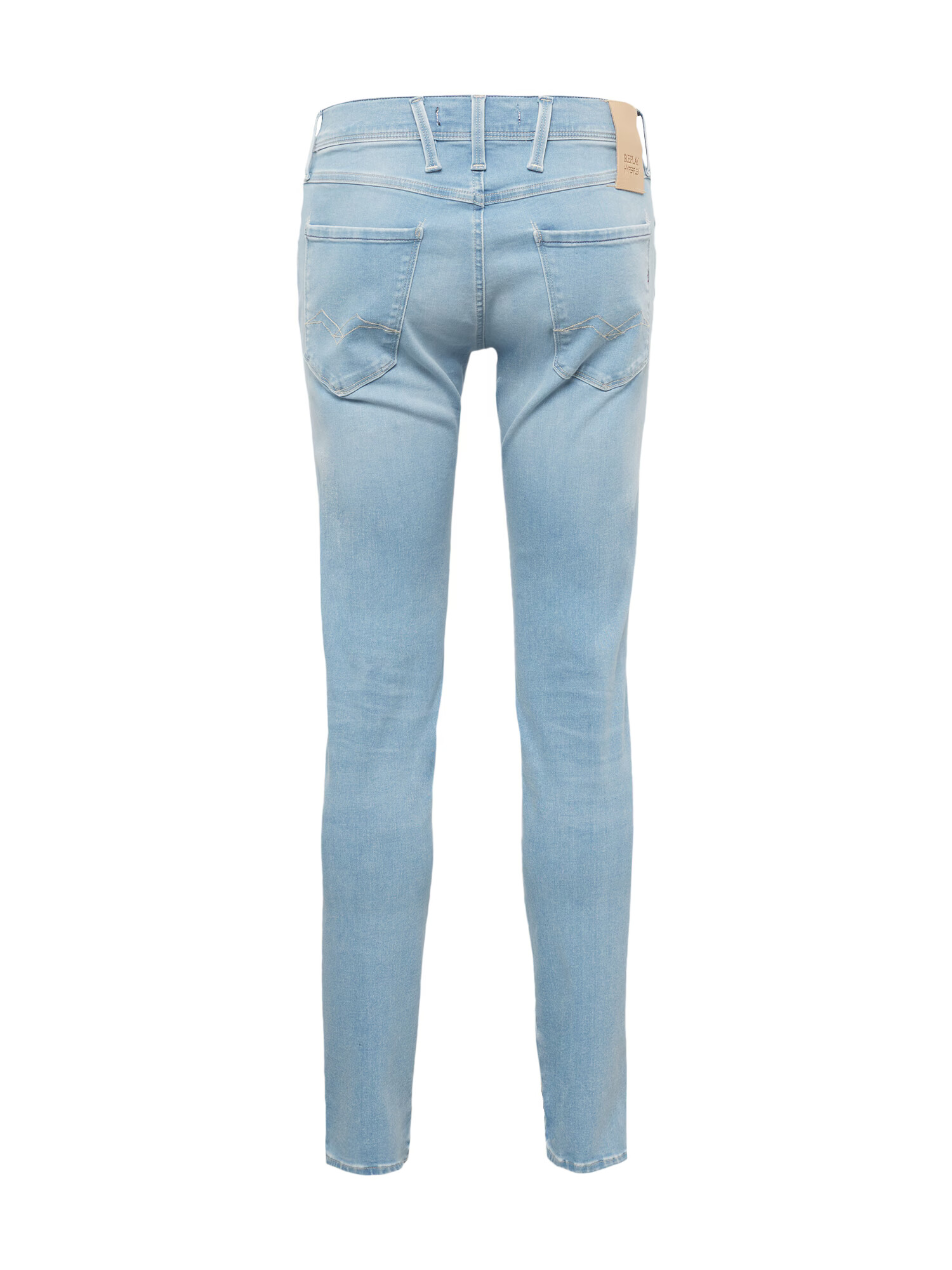 REPLAY Jeans 'Anbass' albastru denim / roșu / negru / alb - Pled.ro