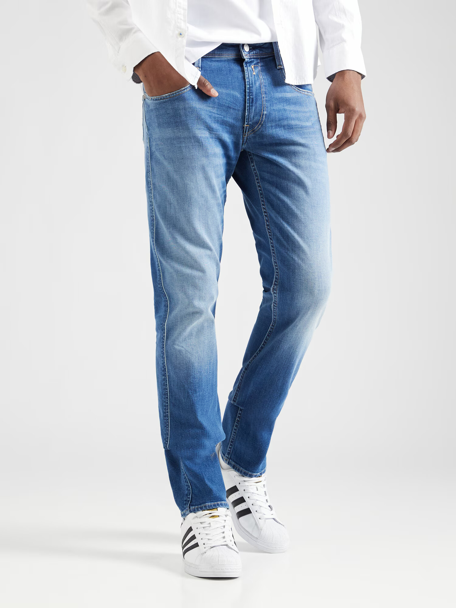 REPLAY Jeans 'ANBASS' albastru - Pled.ro