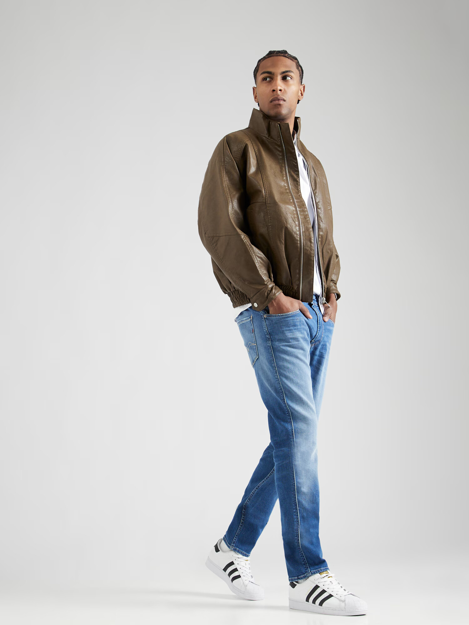 REPLAY Jeans 'ANBASS' albastru - Pled.ro