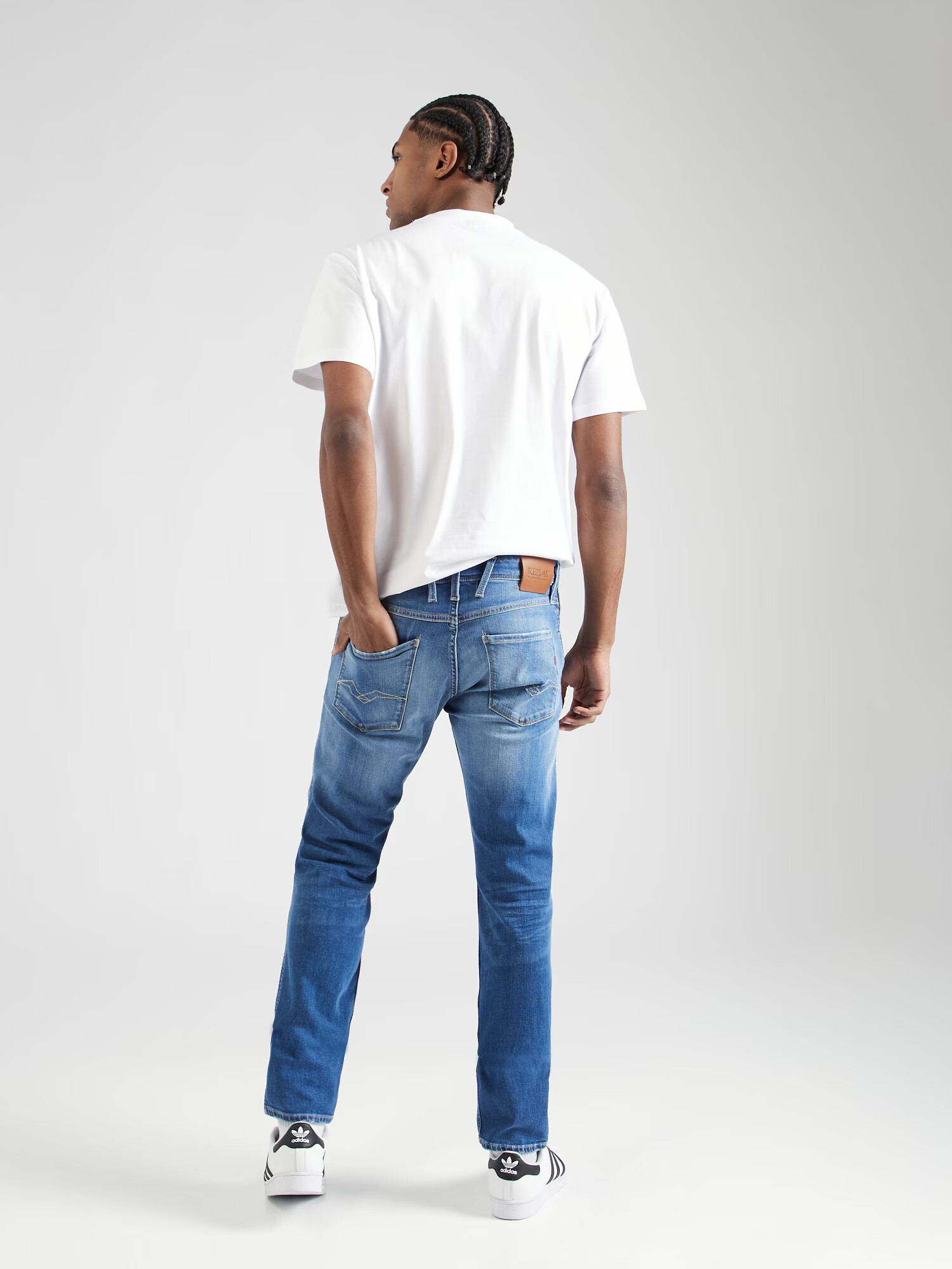 REPLAY Jeans 'ANBASS' albastru - Pled.ro