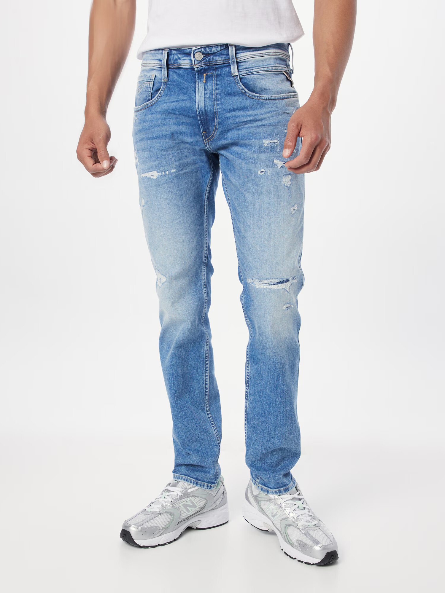 REPLAY Jeans 'ANBASS' albastru denim - Pled.ro