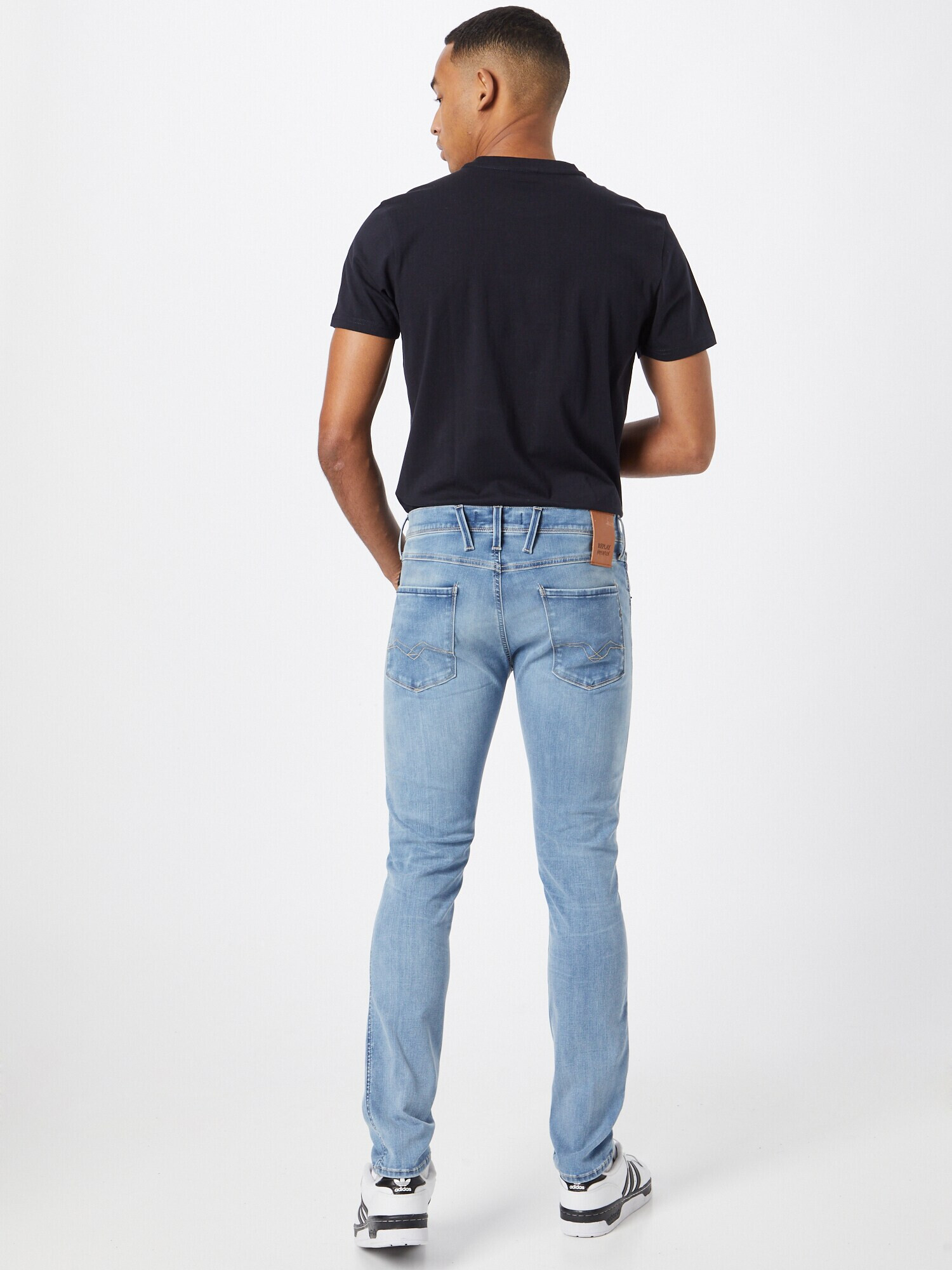 REPLAY Jeans 'Anbass' albastru denim - Pled.ro