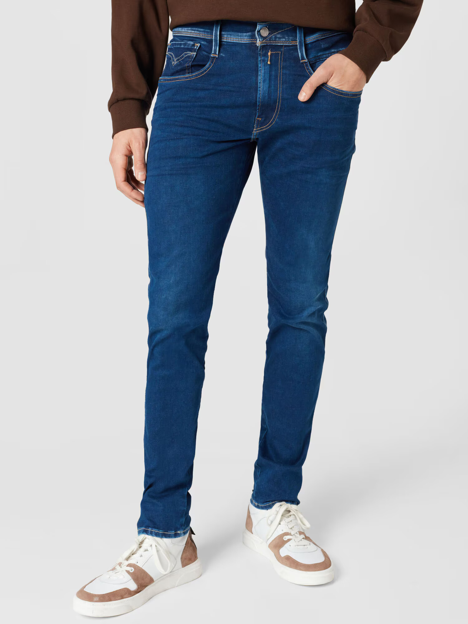 REPLAY Jeans 'Anbass' albastru închis - Pled.ro