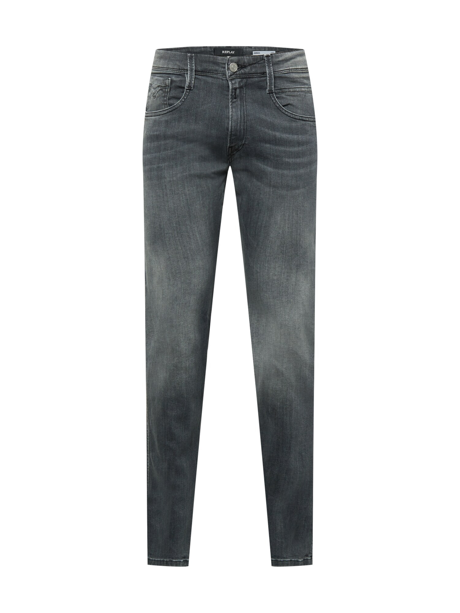 REPLAY Jeans 'ANBASS' gri denim - Pled.ro