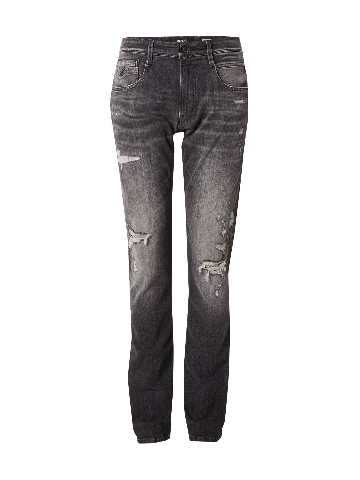 REPLAY Jeans 'ANBASS' gri denim - Pled.ro