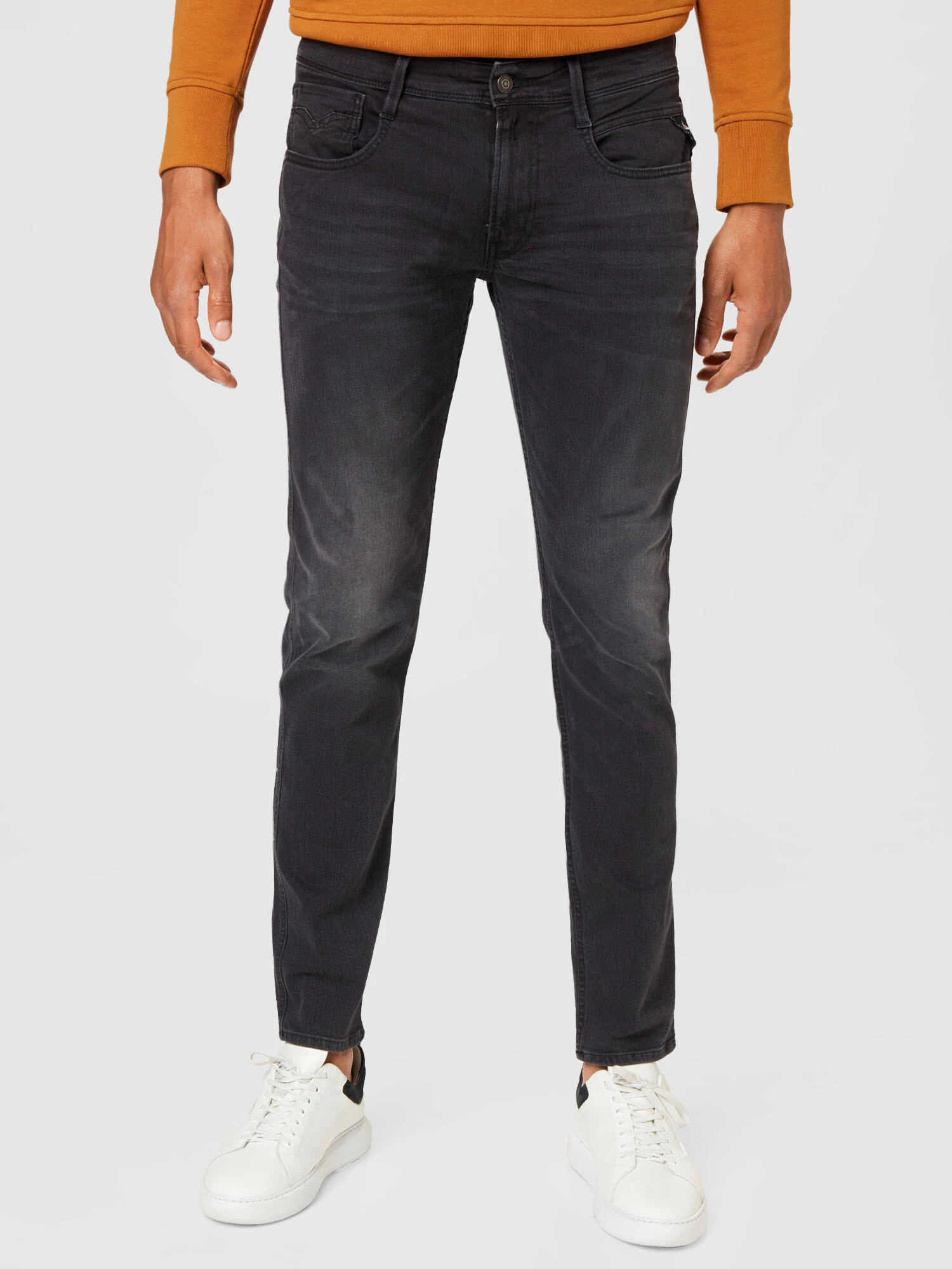 REPLAY Jeans 'ANBASS' gri denim - Pled.ro