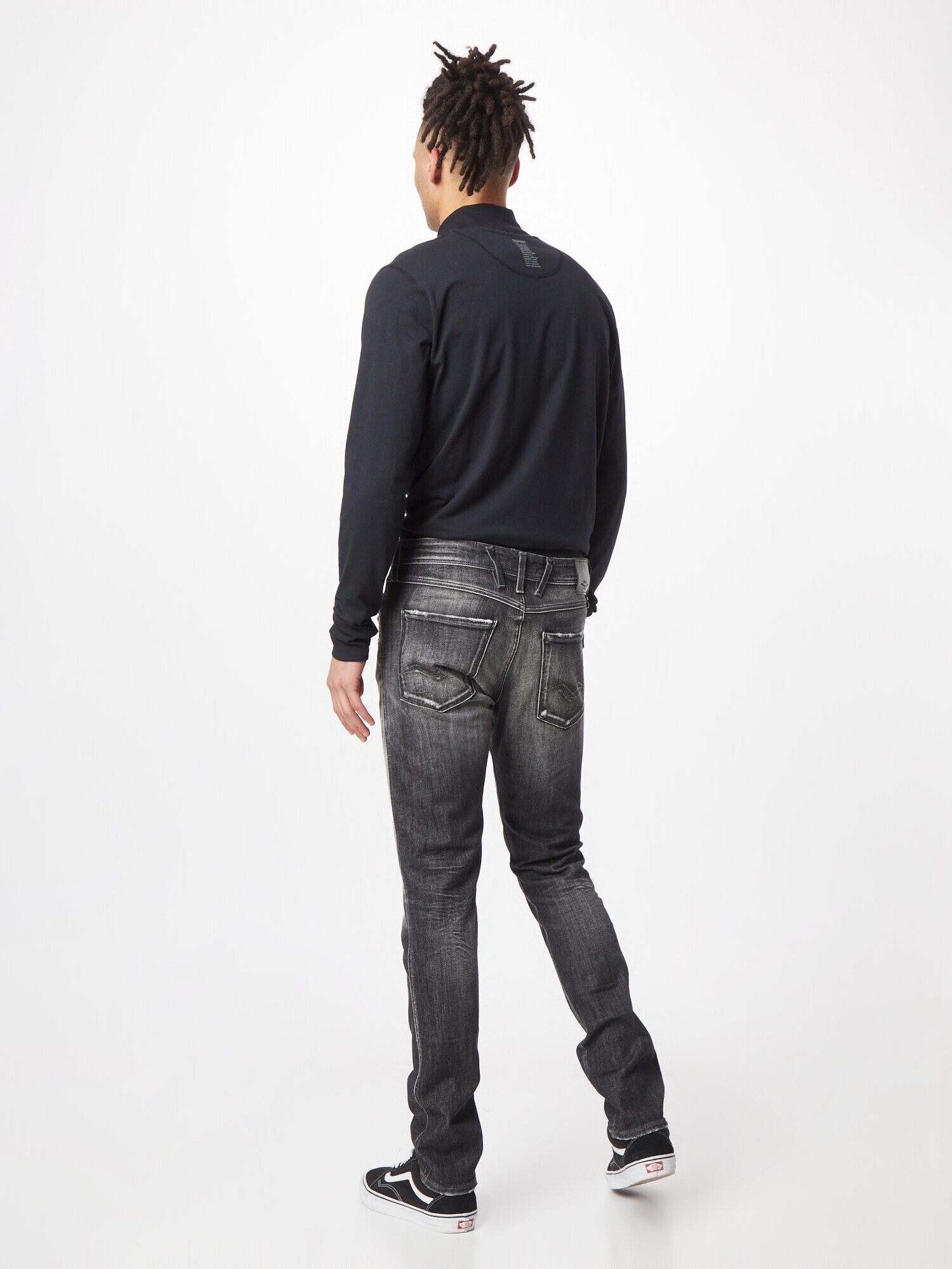 REPLAY Jeans 'ANBASS' gri denim - Pled.ro