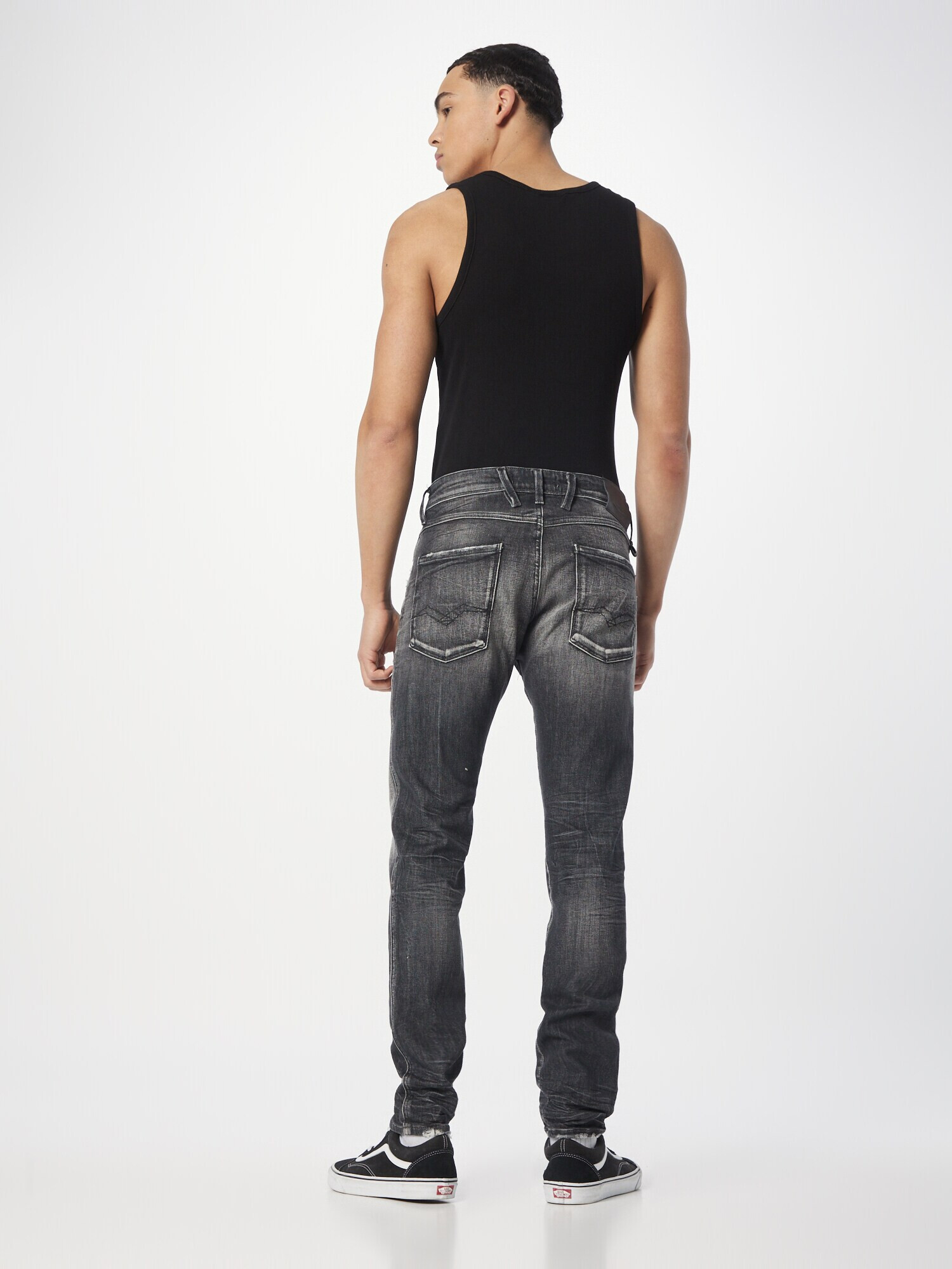 REPLAY Jeans 'ANBASS' gri piatră / gri denim - Pled.ro