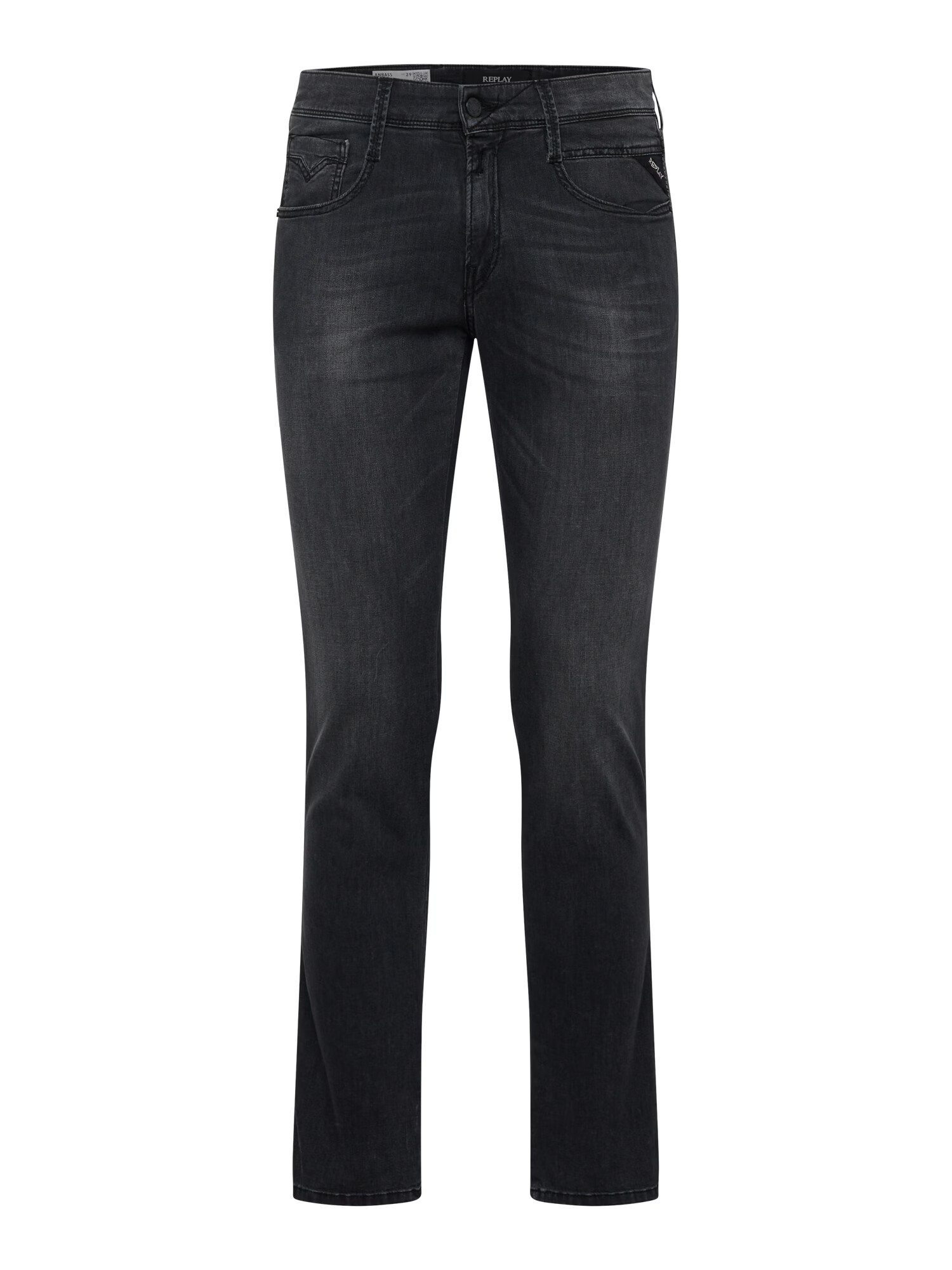 REPLAY Jeans 'ANBASS' negru denim - Pled.ro