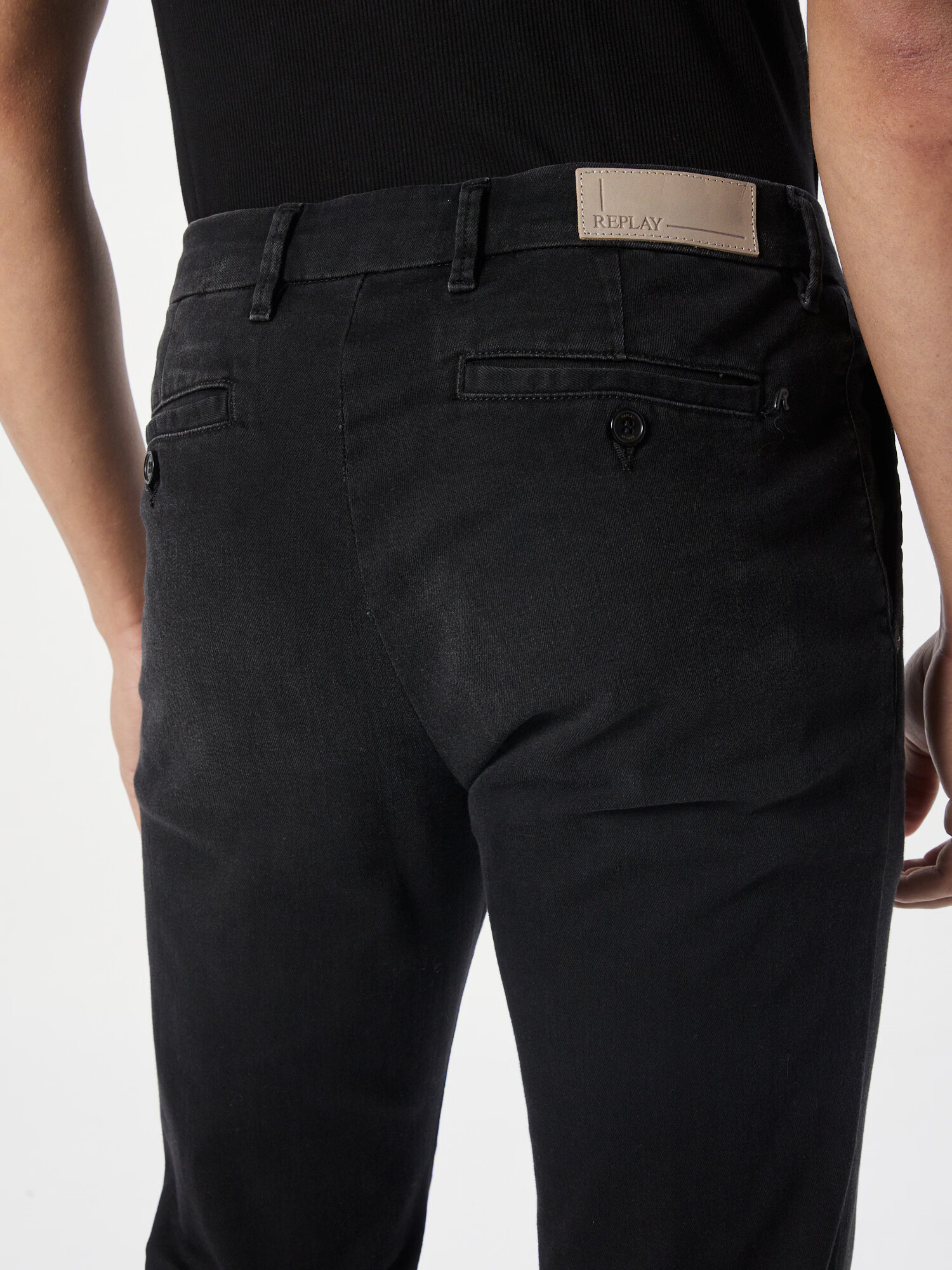 REPLAY Jeans 'BRAD' negru denim - Pled.ro