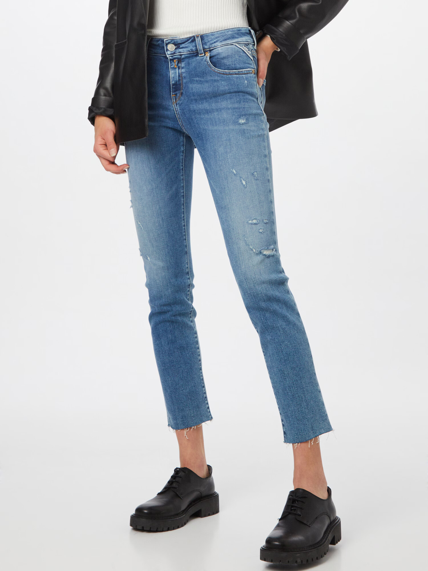 REPLAY Jeans 'Faaby' albastru denim - Pled.ro