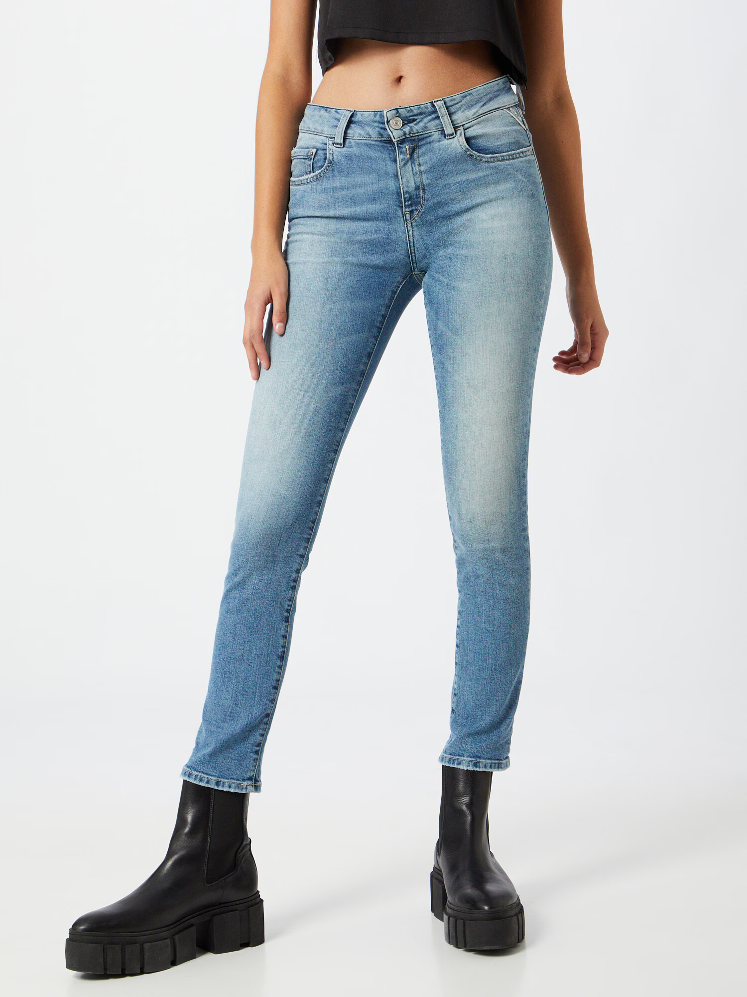 REPLAY Jeans 'Faaby' albastru denim - Pled.ro