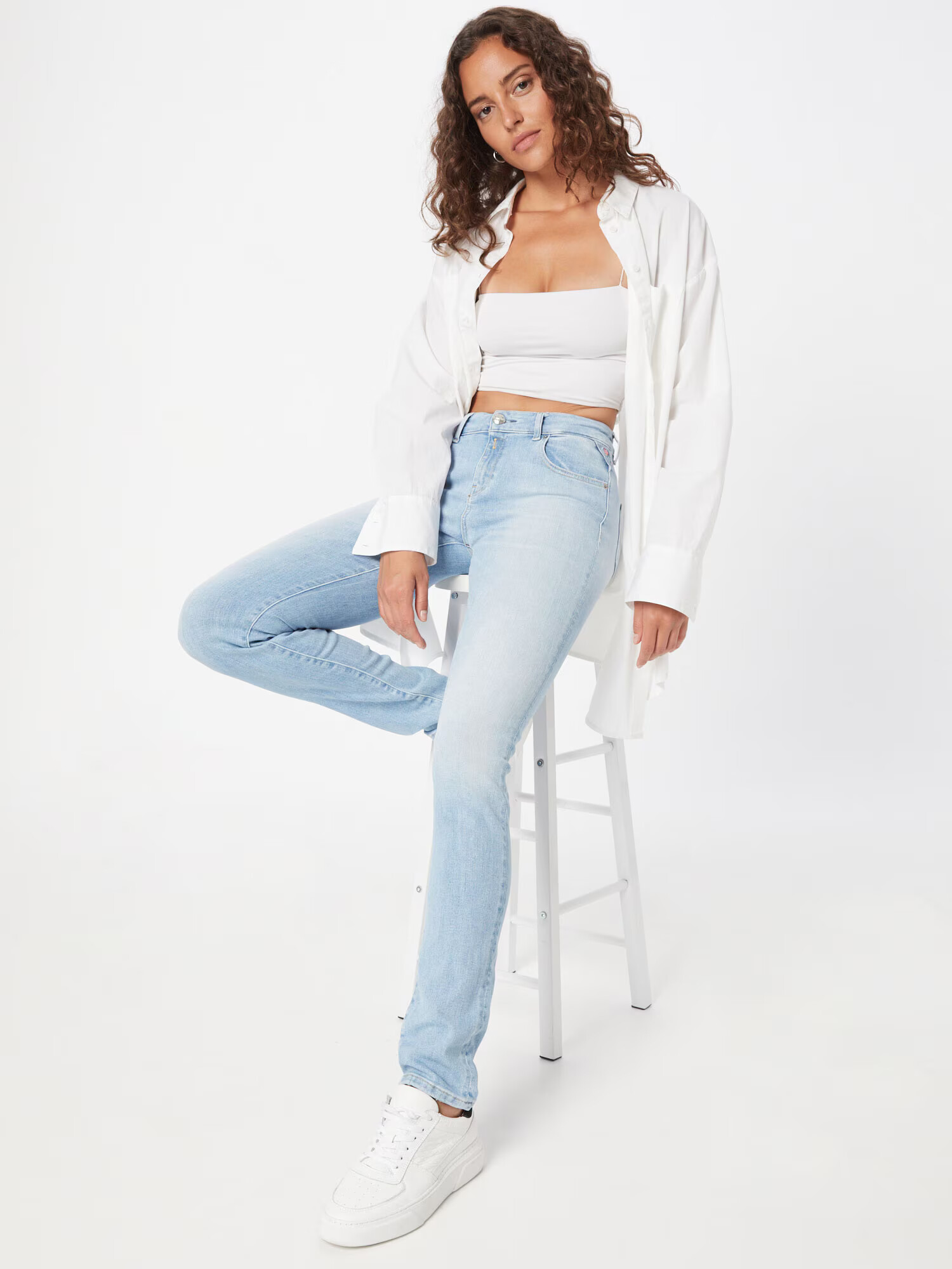 REPLAY Jeans 'FAABY' albastru deschis - Pled.ro