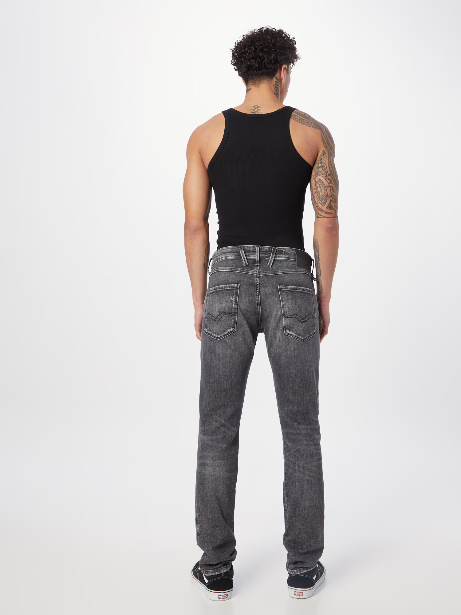 REPLAY Jeans gri denim - Pled.ro