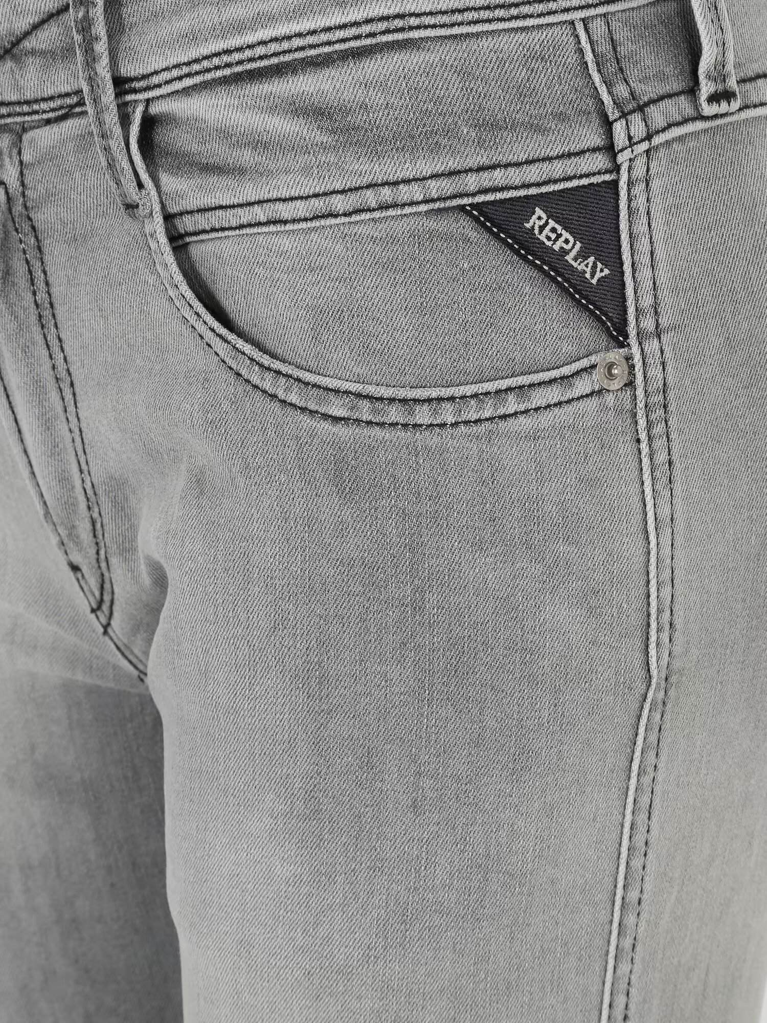 REPLAY Jeans gri deschis - Pled.ro