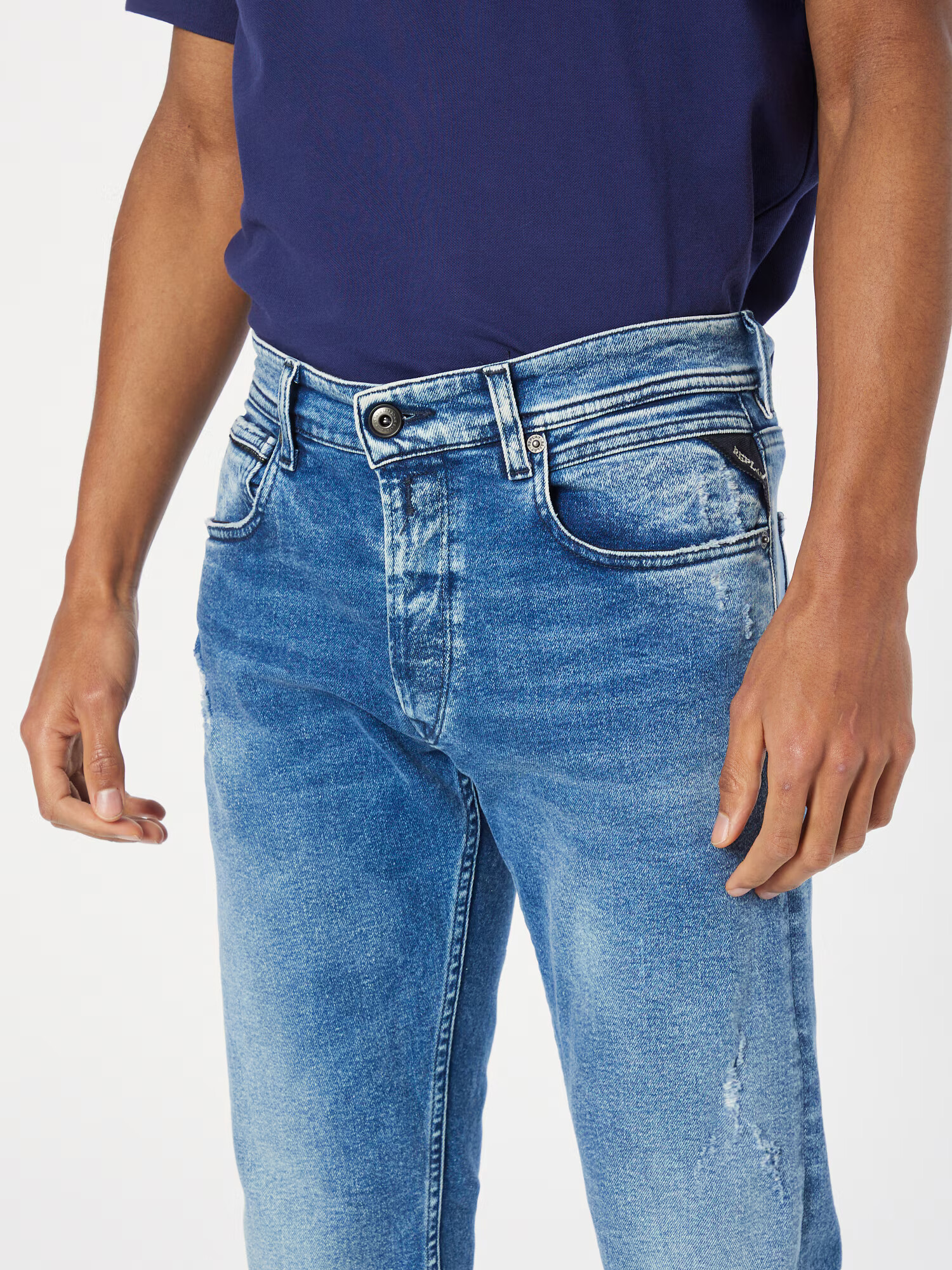 REPLAY Jeans 'GROVER' albastru - Pled.ro