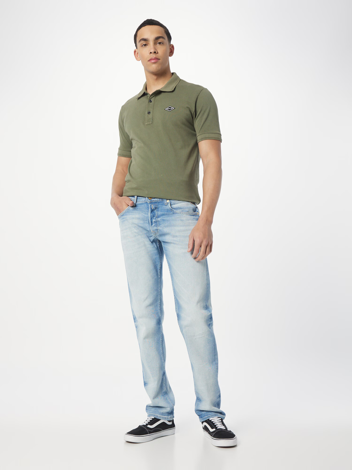 REPLAY Jeans 'GROVER' albastru denim - Pled.ro