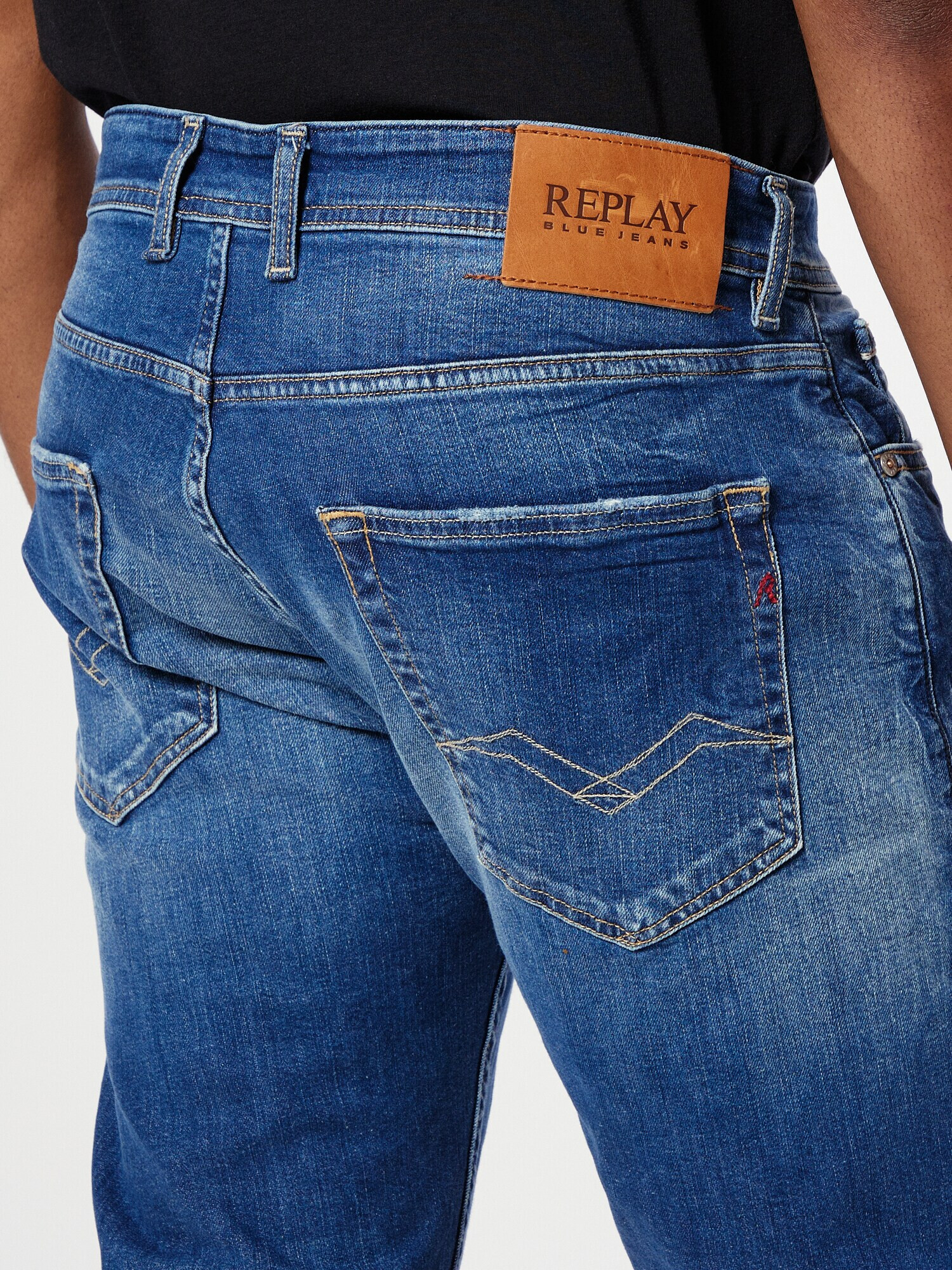 REPLAY Jeans 'GROVER' albastru denim - Pled.ro